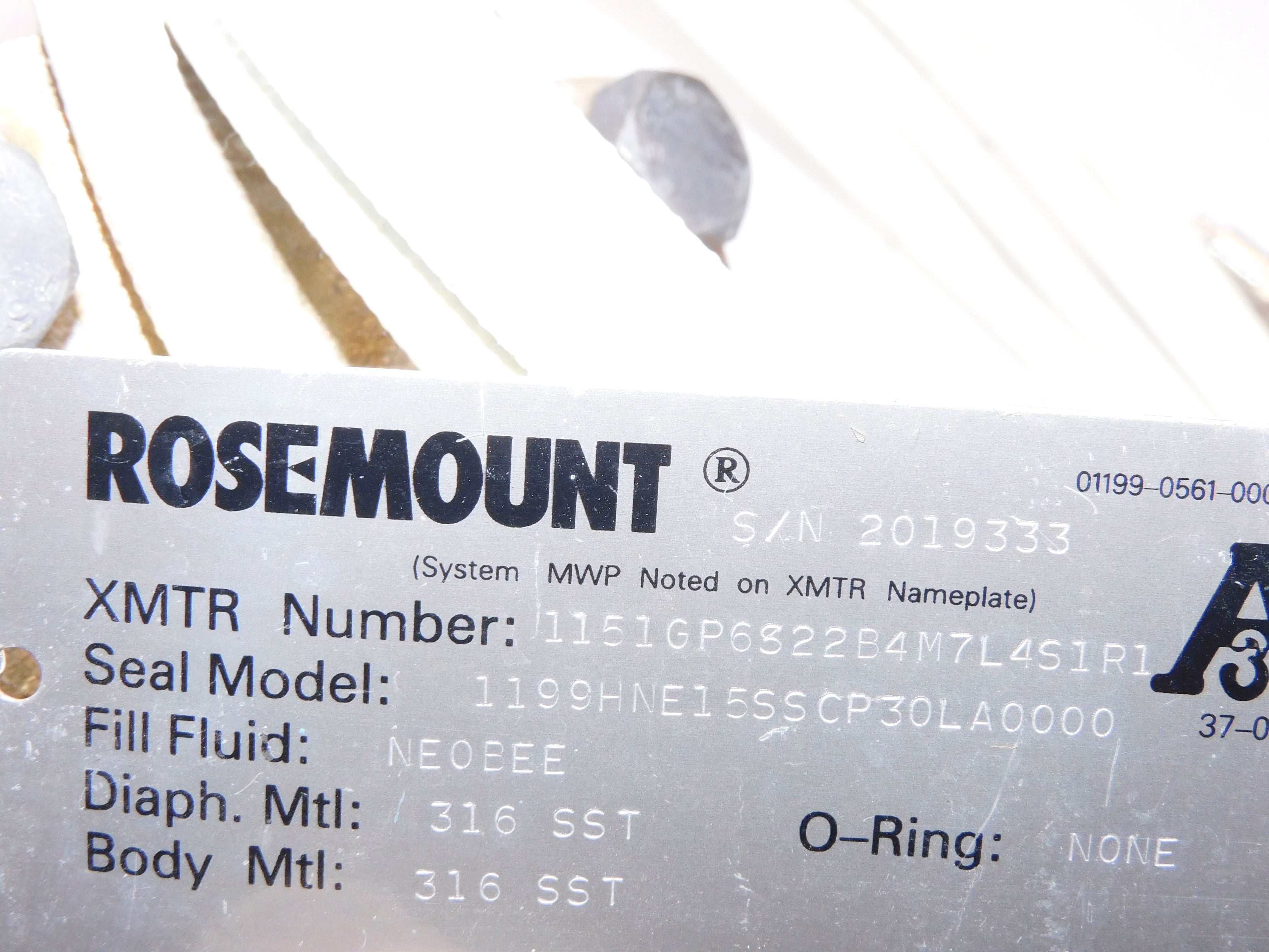ROSEMOUNT 1151GP6S22B4M7L4S1R1 UNMP
