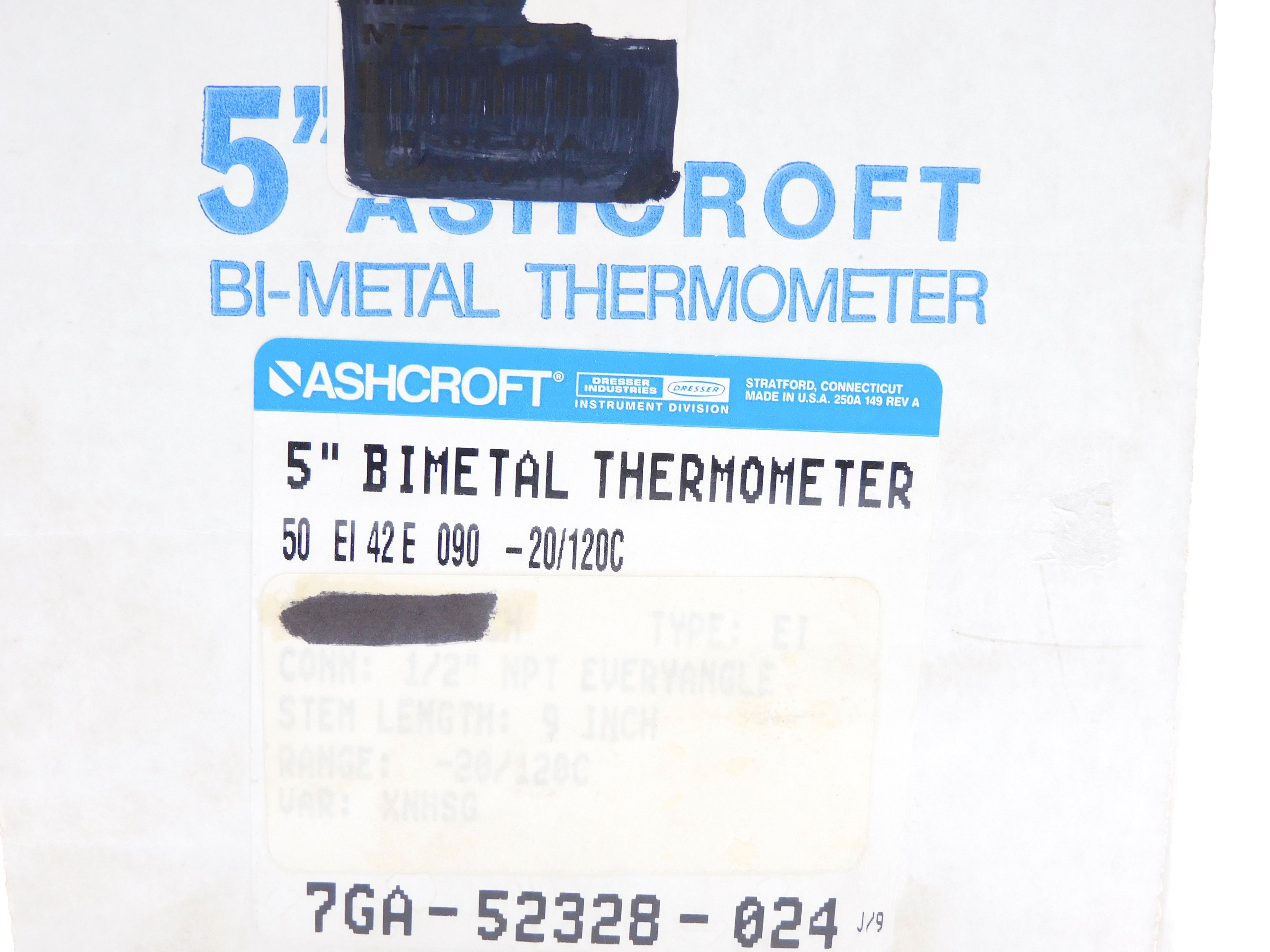ASHCROFT 50EI42E090 -20/120C NSMP