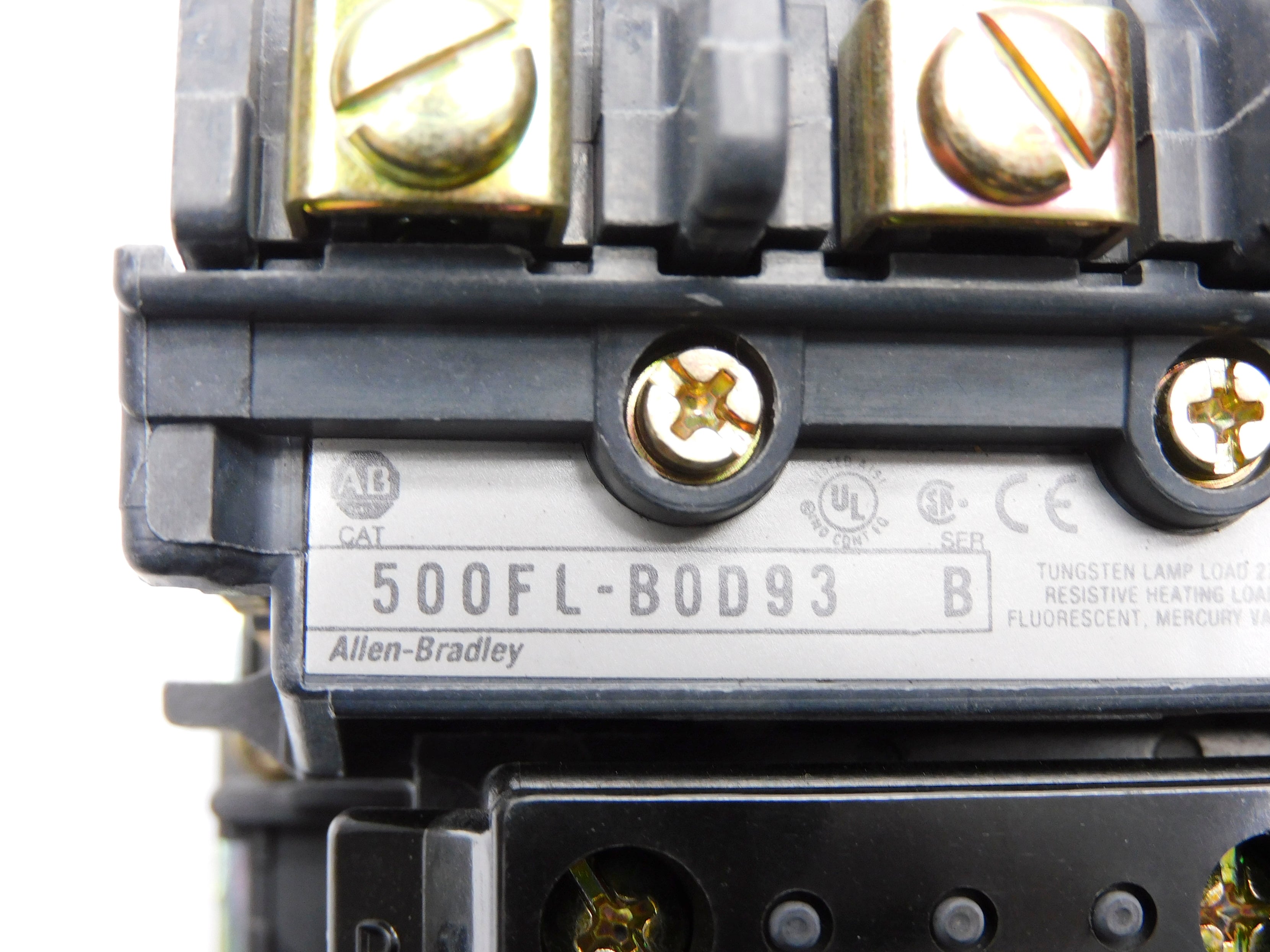 ALLEN BRADLEY 500FL-BOD93 SER. B 110/115-120V 30A (BR/WH) NSMP