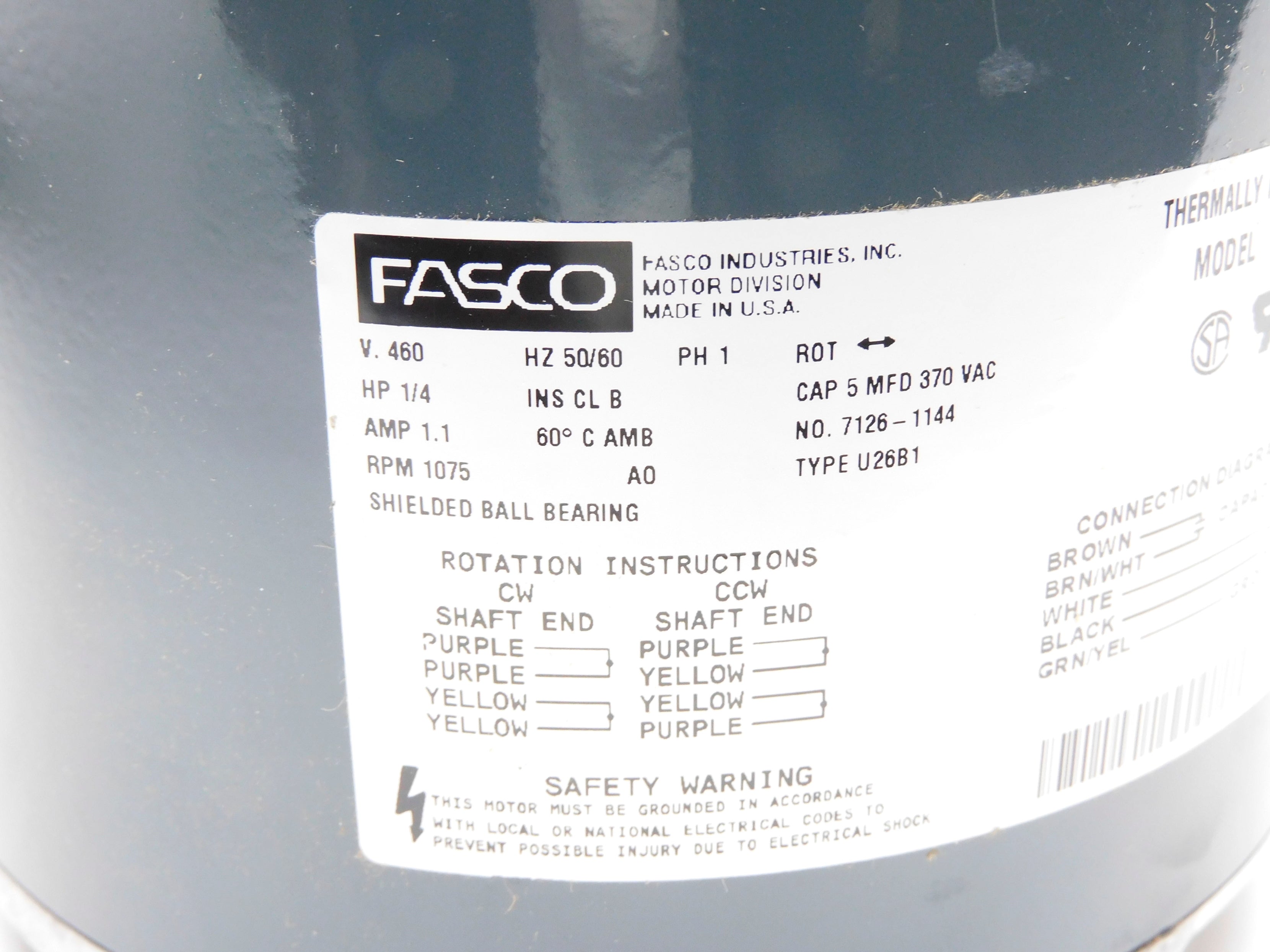 FASCO D913 NSMP