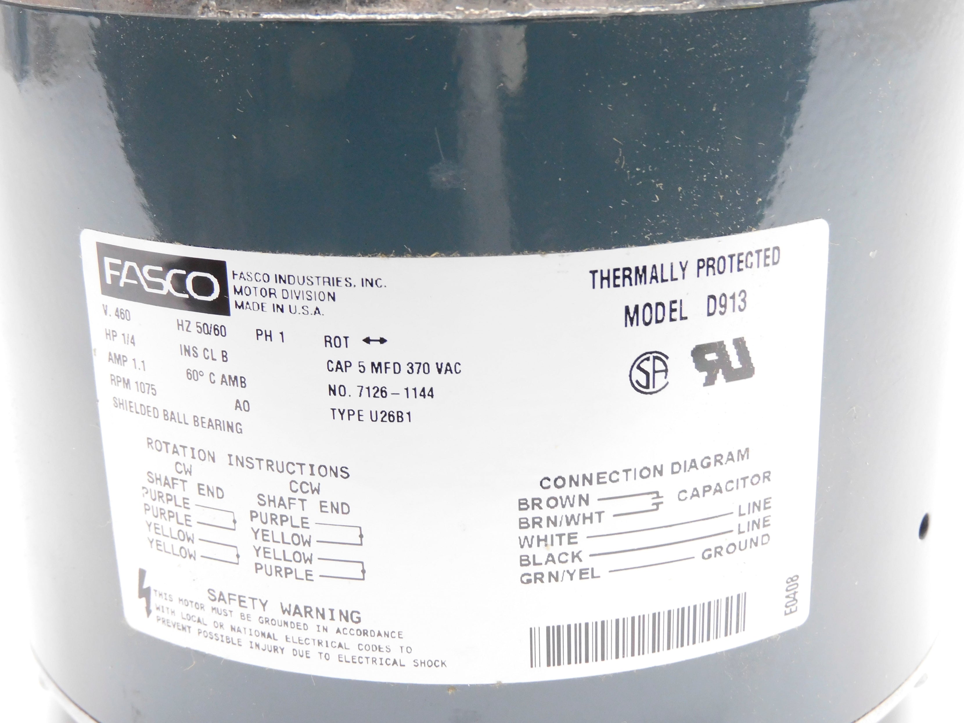 FASCO D913 NSMP