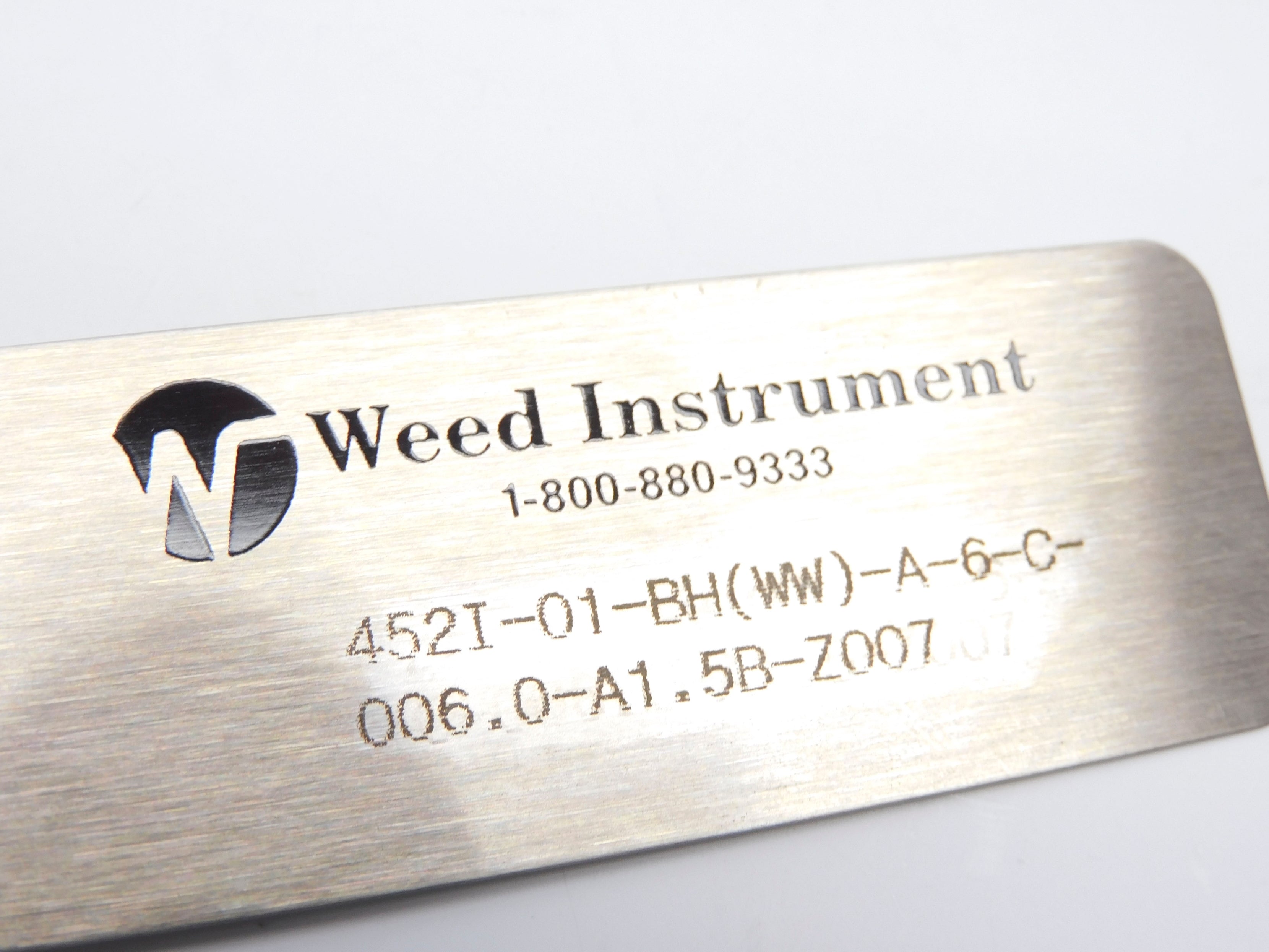 WEED INSTRUMENT 452I-01-BH(WW)-A-6-C-006.0-A1.5B-Z007 NSNP