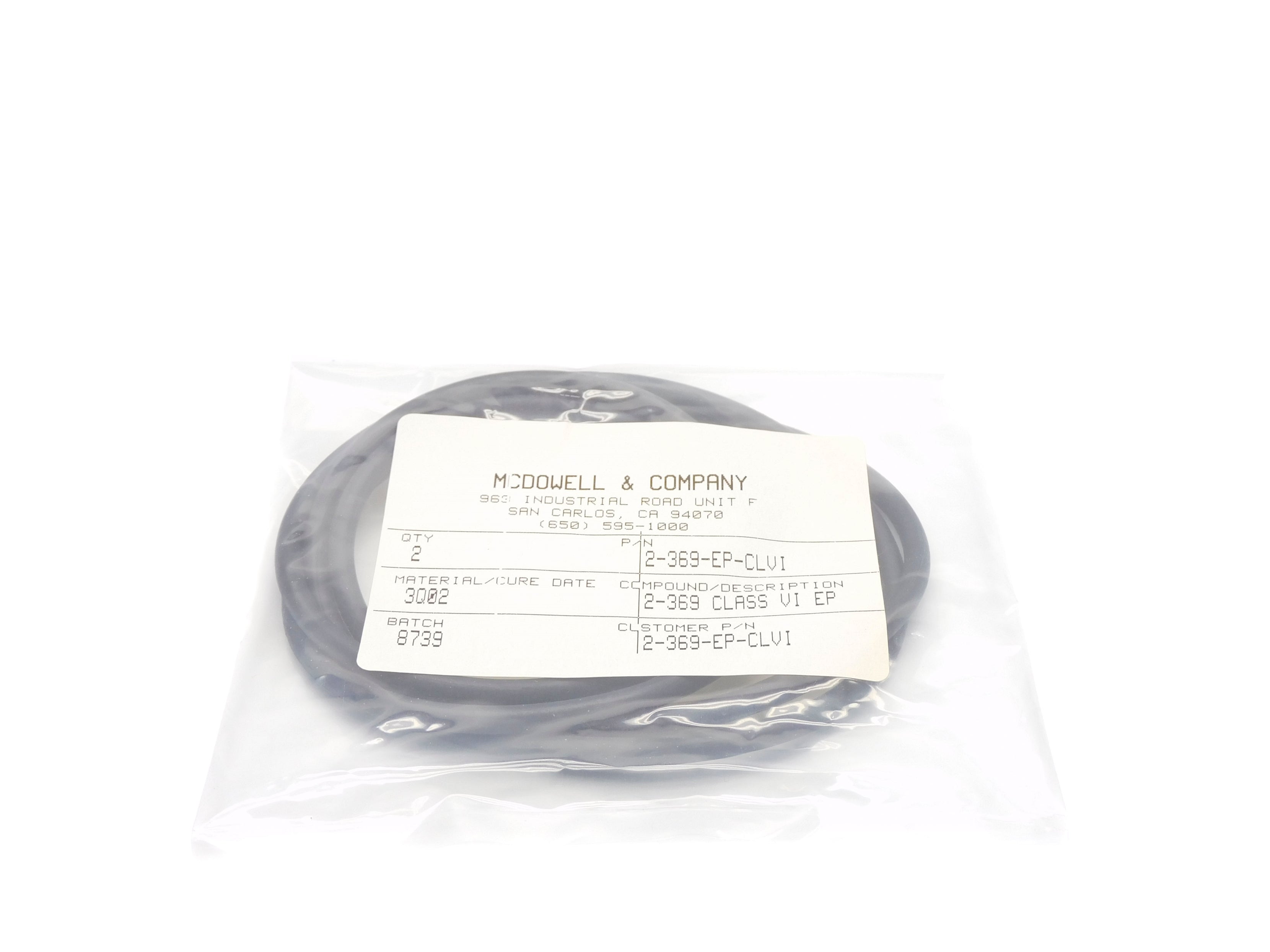 MCDOWELL 2-369-EP-CLVI (PKG OF 2) NSMP