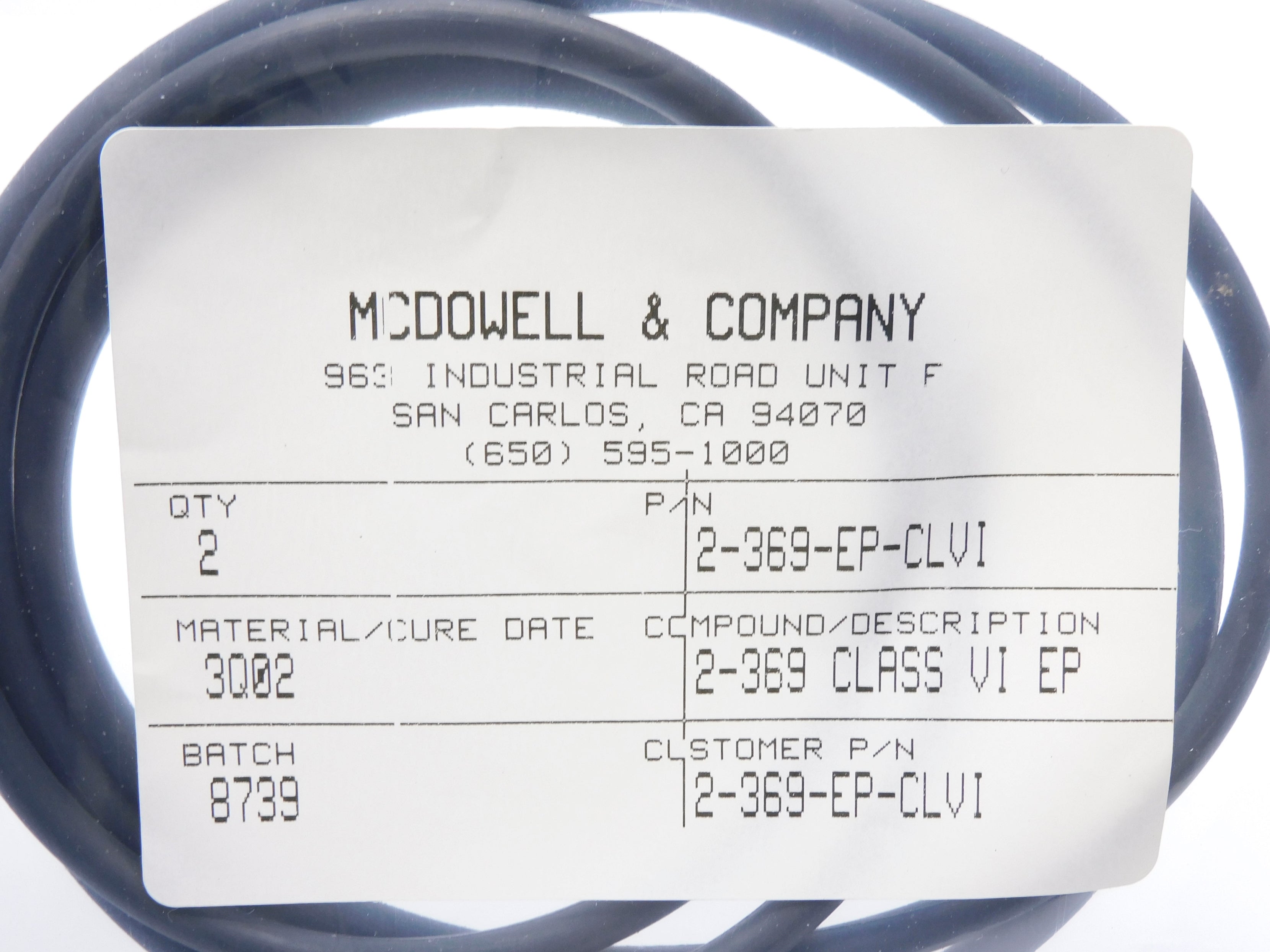 MCDOWELL 2-369-EP-CLVI (PKG OF 2) NSMP