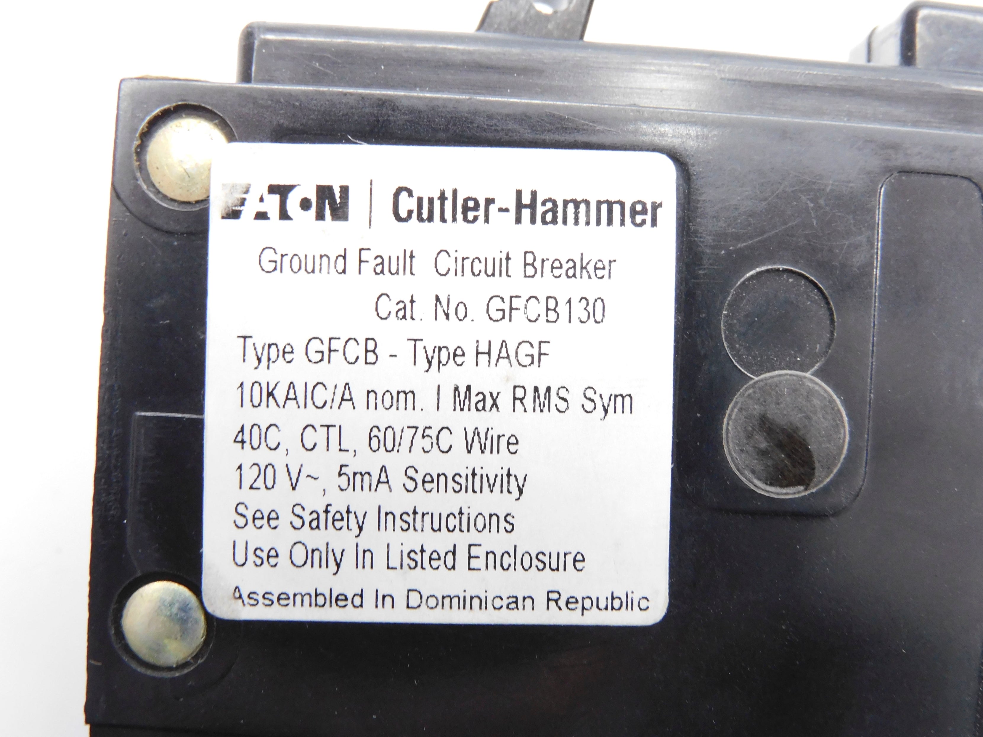 EATON GFCB130 30A 120V NSMP