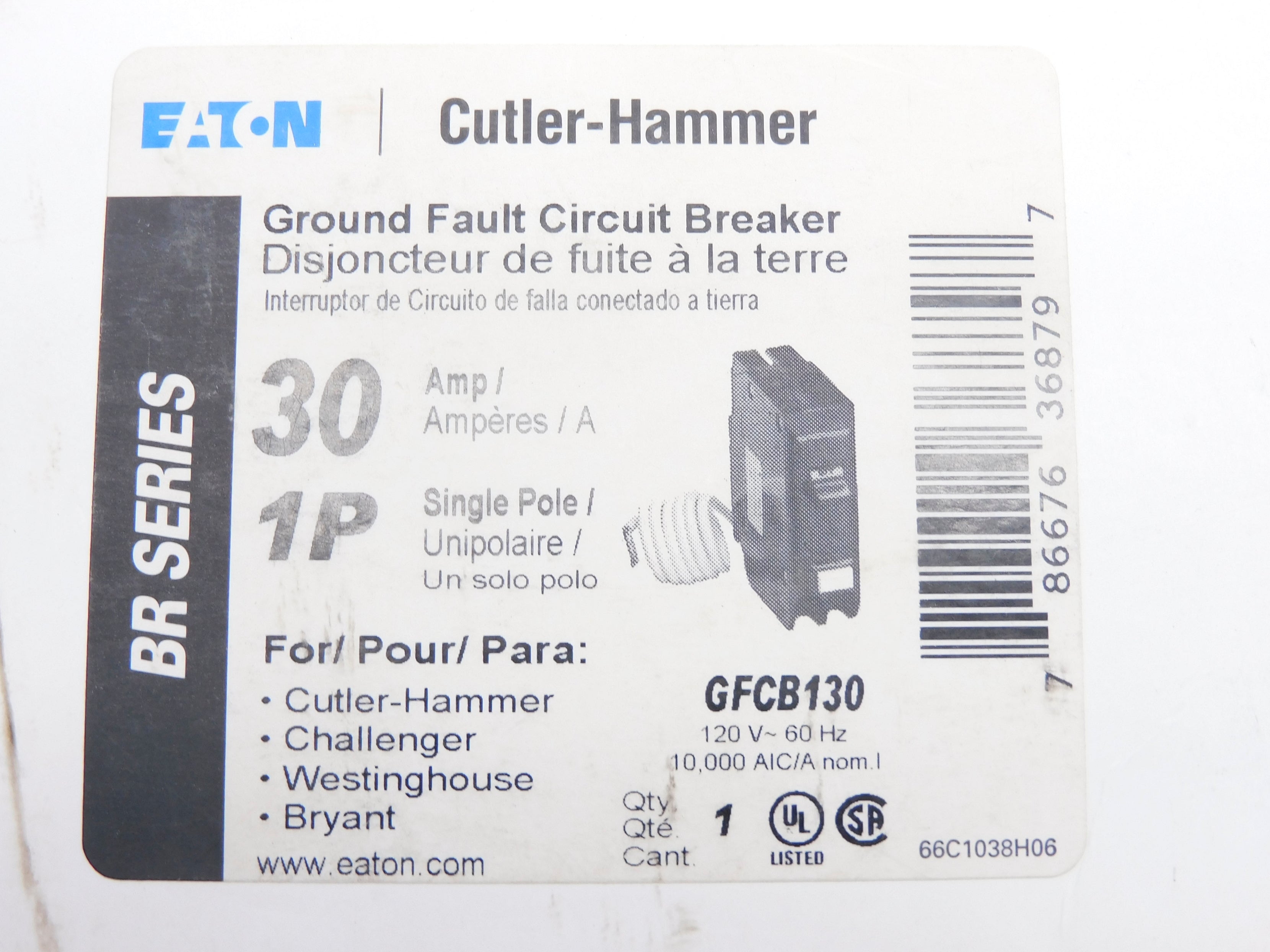 EATON GFCB130 30A 120V NSMP