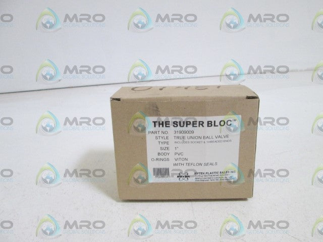THE SUPER BLOC BALL VALVE 1" 31909009 *NEW IN BOX*