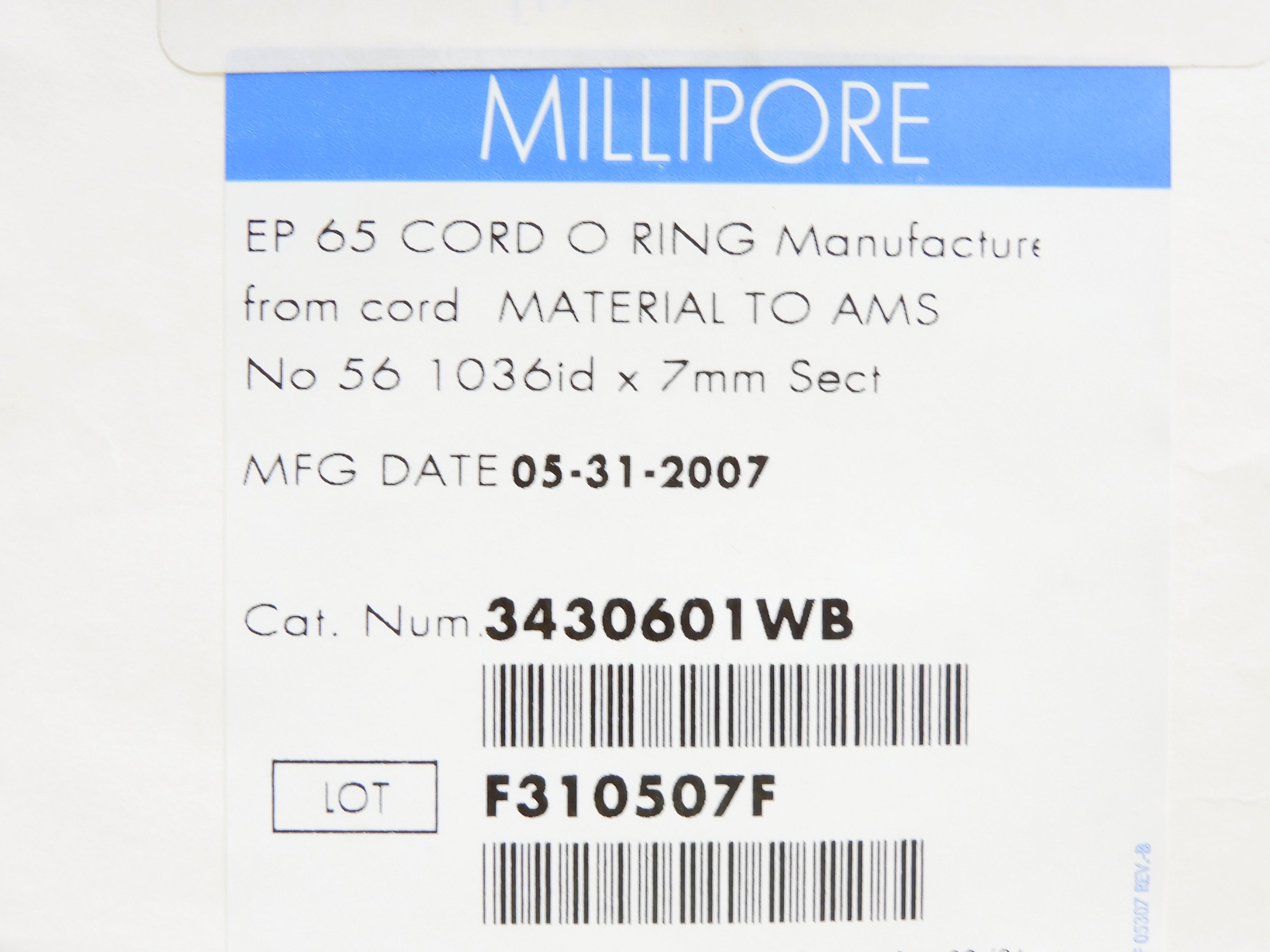MILLIPORE 3430601WB NSMP