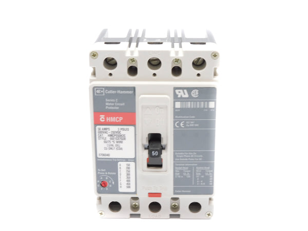 CUTLER HAMMER HMCP050K2 SER. C 600VAC 50A (GREY) NSNP