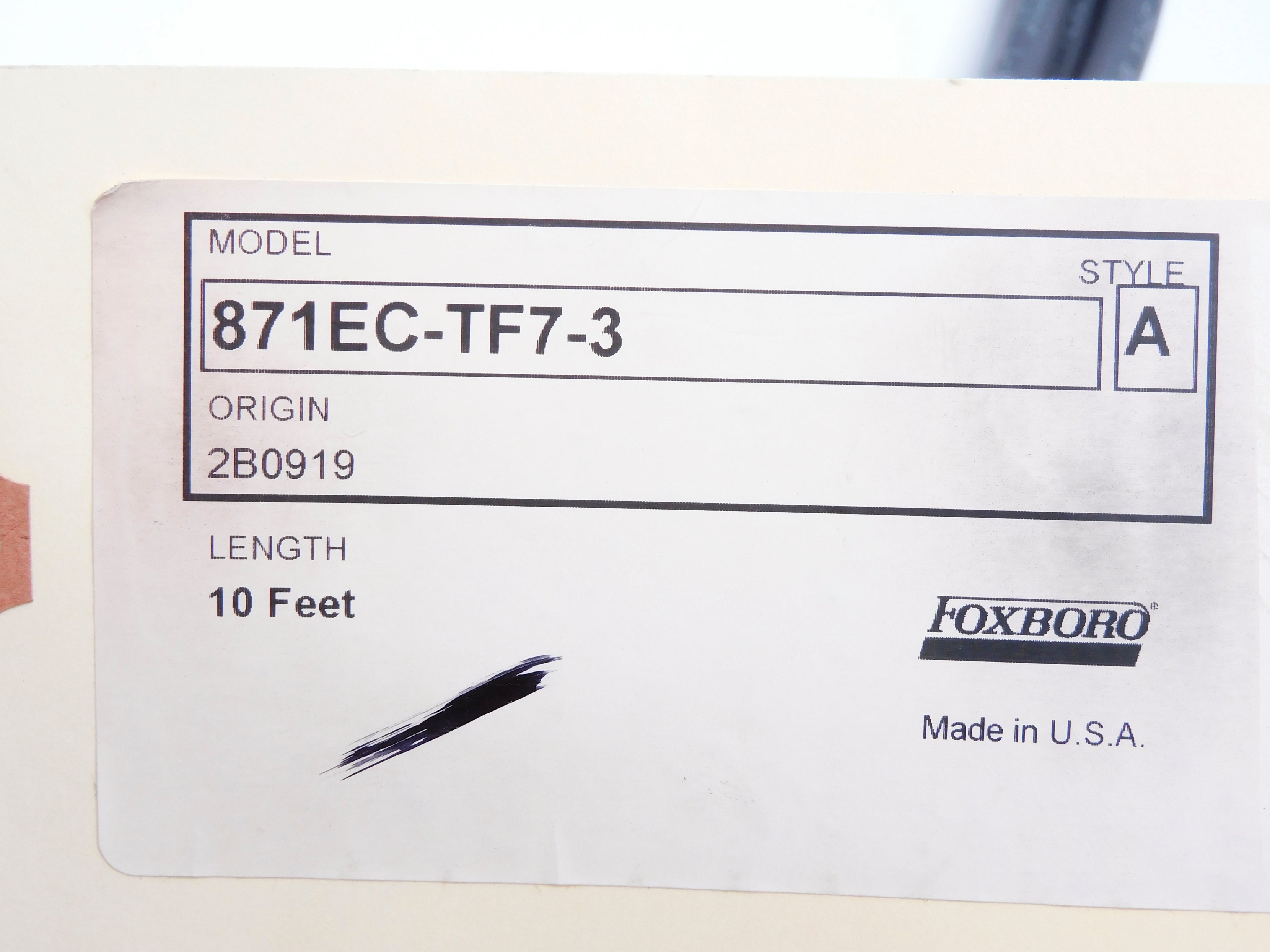 FOXBORO 871EC-TF7-3 NSNP
