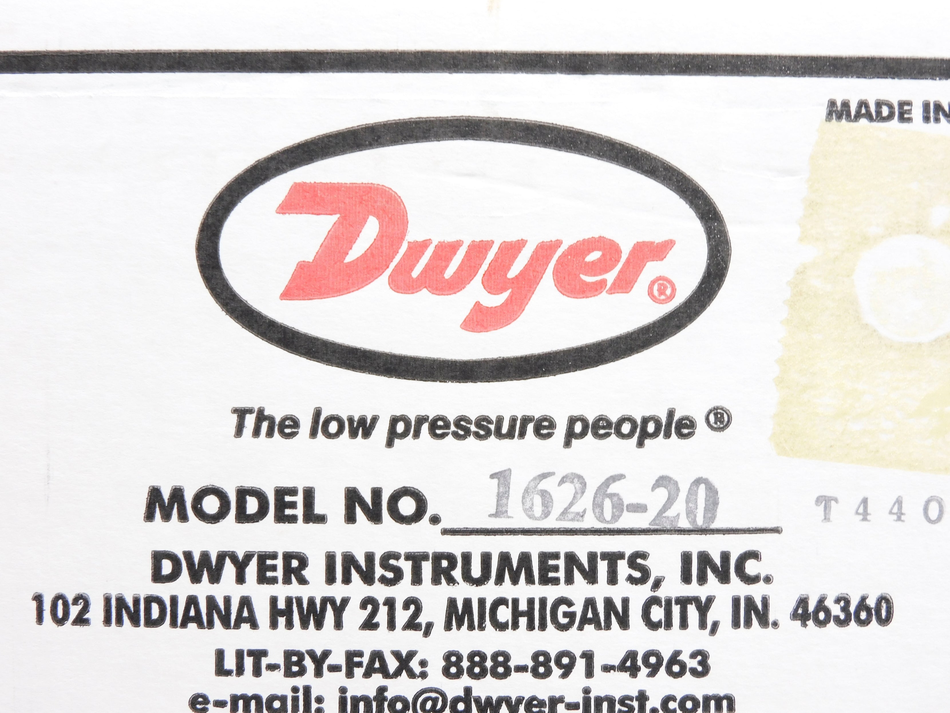 DWYER 1626-20 NSMP