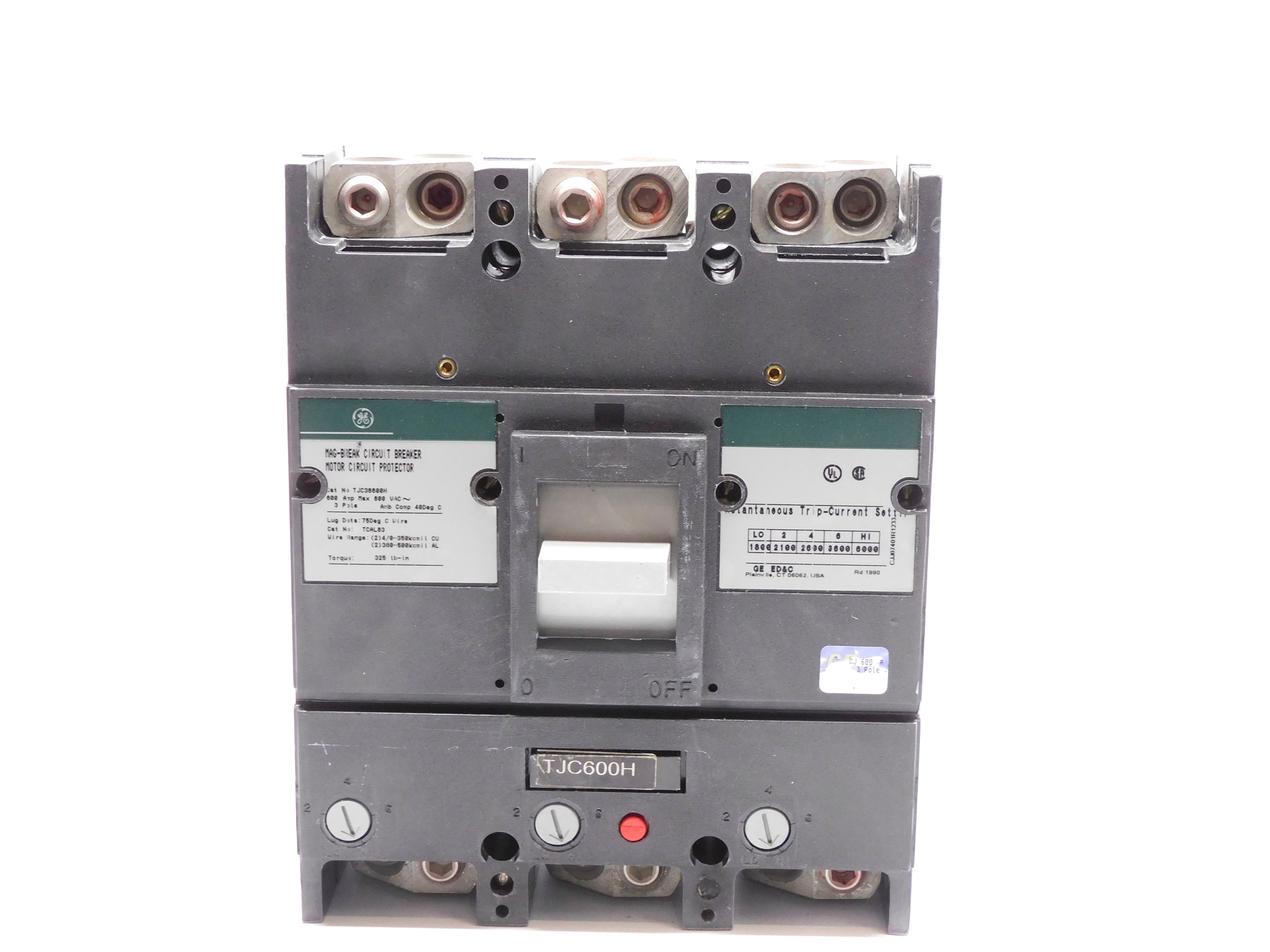 GENERAL ELECTRIC TJC36600H 600A 600VAC (GREEN) NSNP