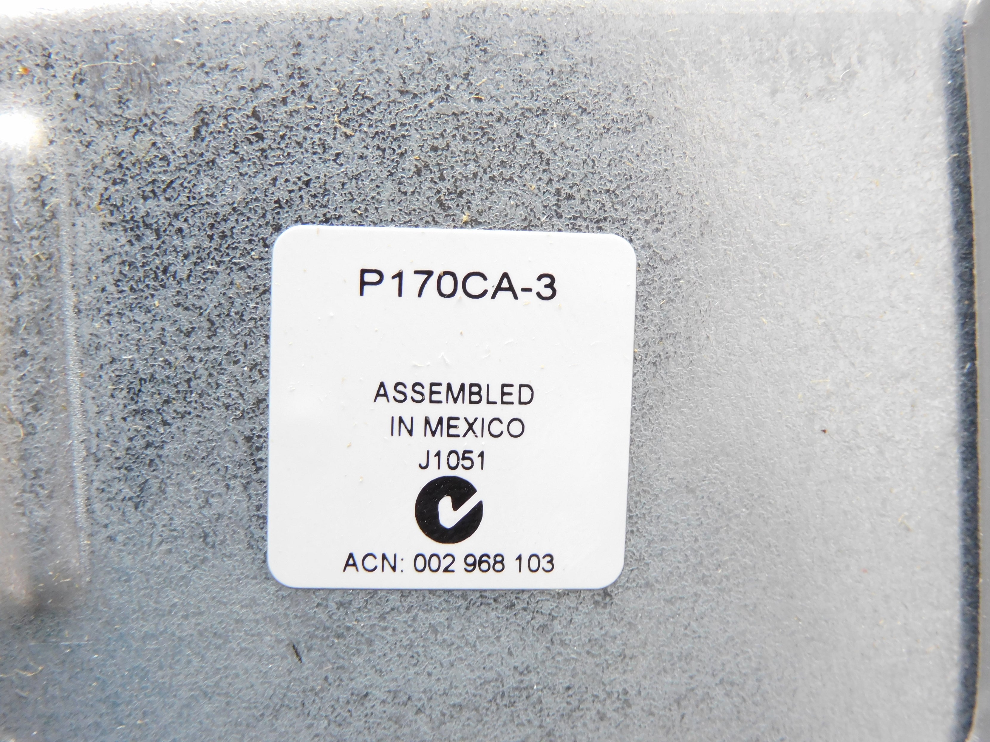 JOHNSON CONTROLS P170CA-3C NSMP