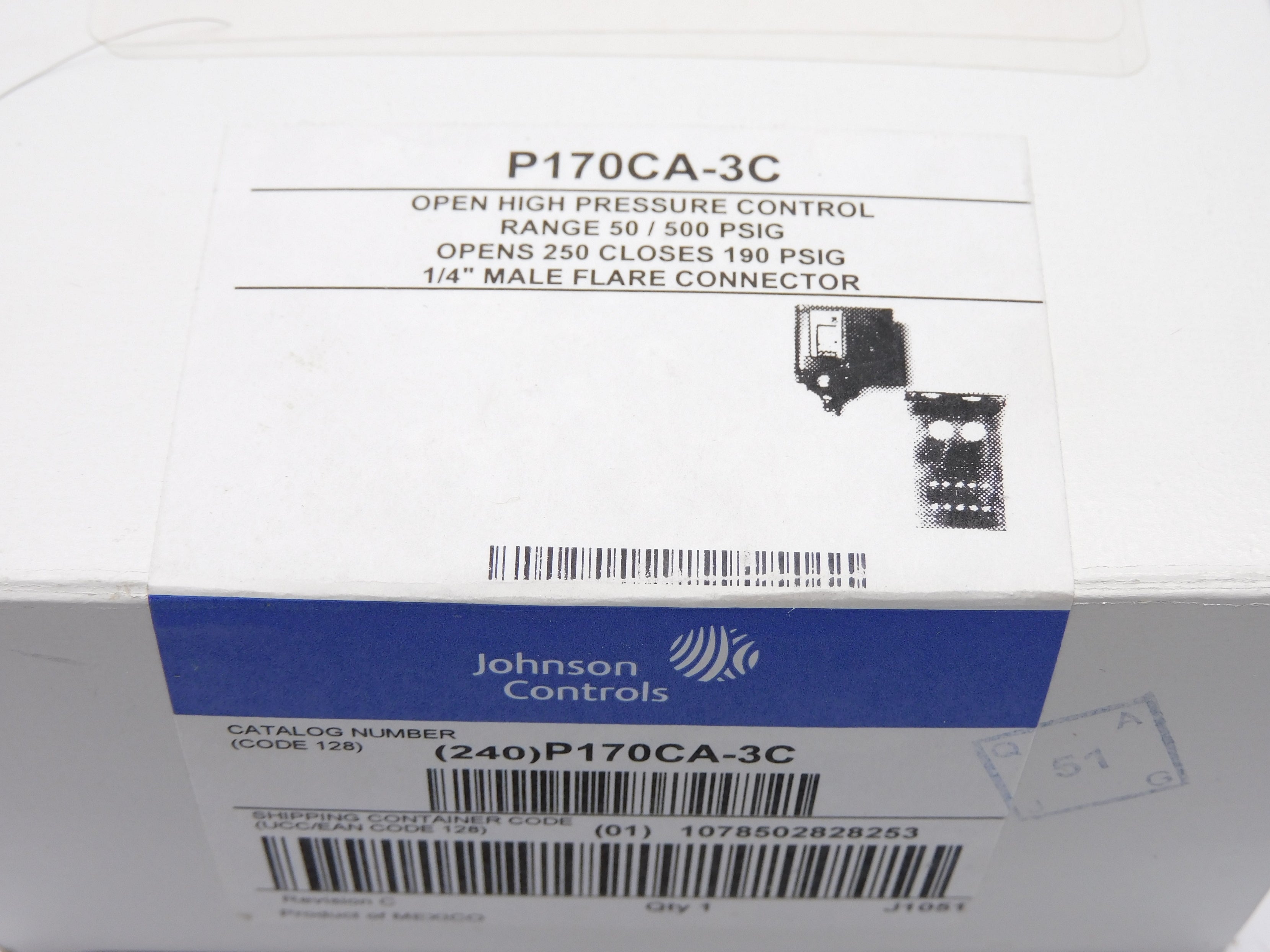 JOHNSON CONTROLS P170CA-3C NSMP