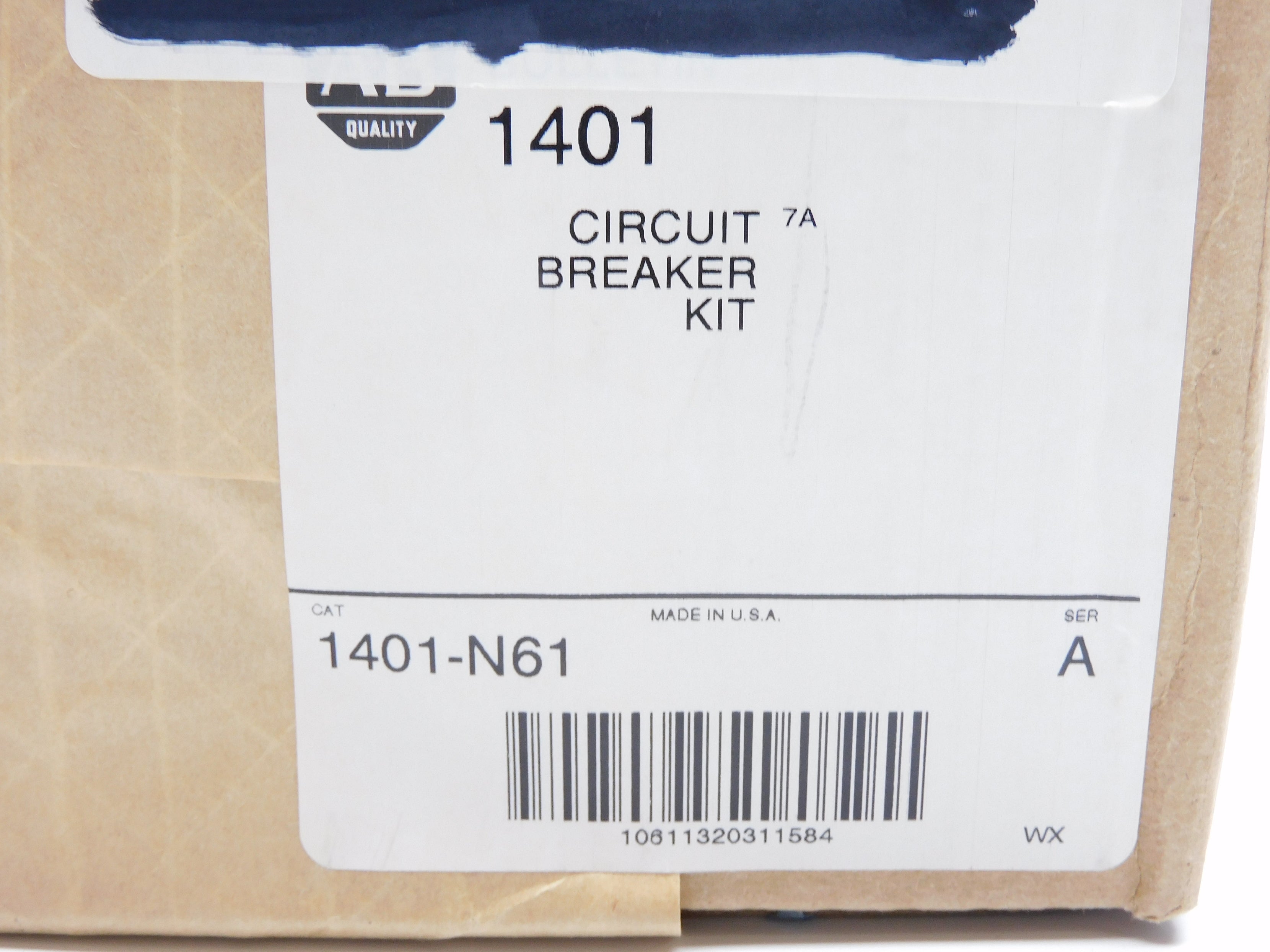ALLEN BRADLEY 1401-N61 SER. A (BR/WH) NSFS
