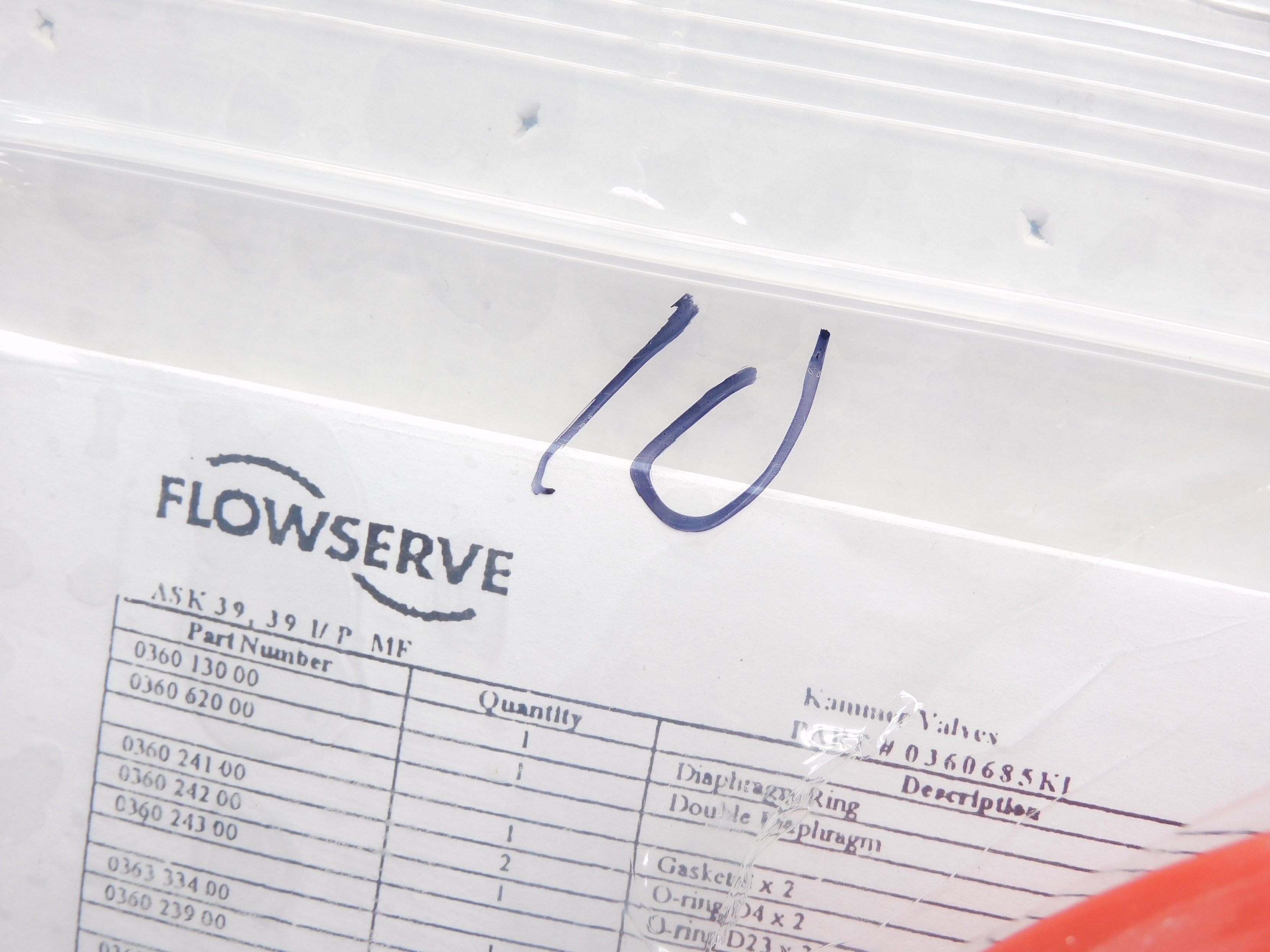 FLOWSERVE 0360685K1 (AS PICTURED) NSMP
