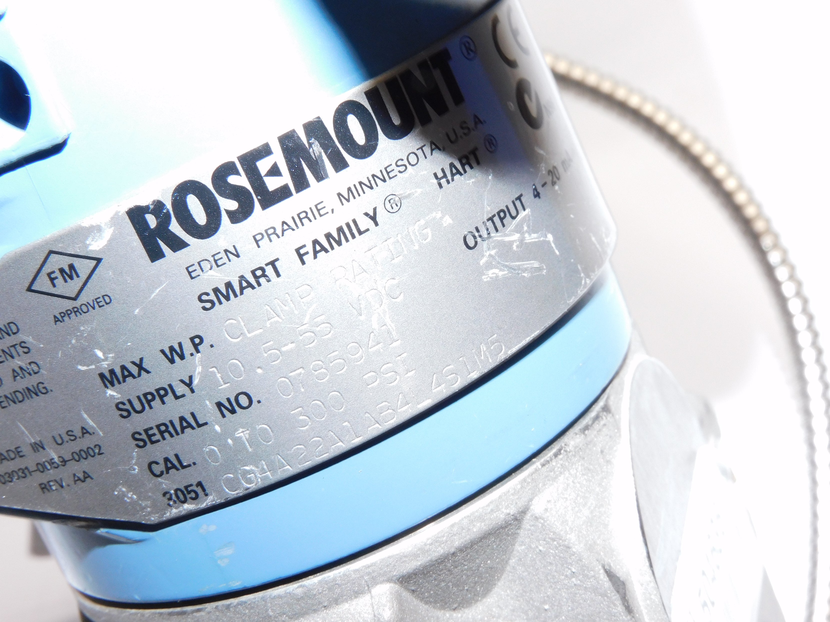ROSEMOUNT 3051CG4A22A1AB4L4S1M5 UNMP