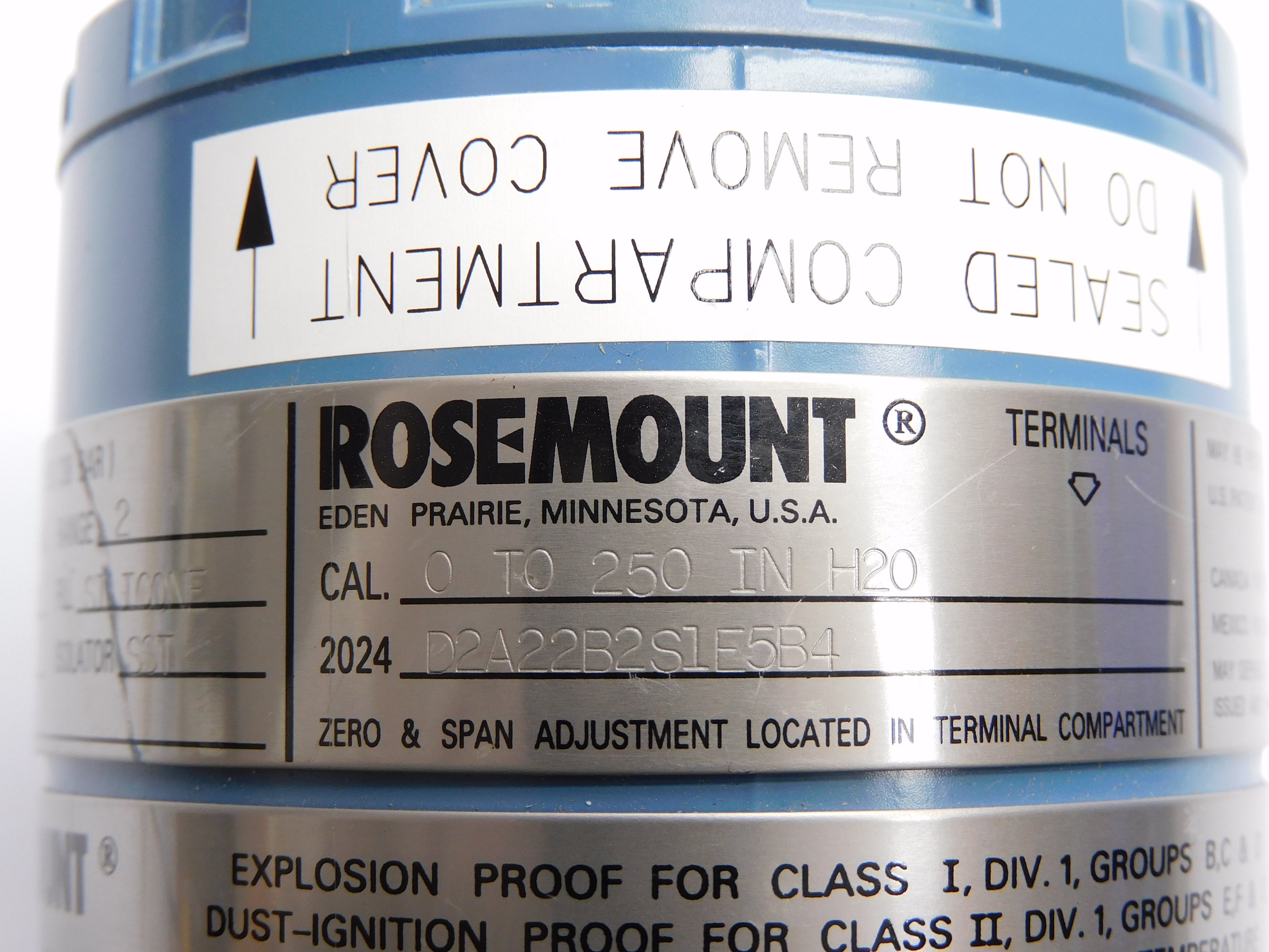 ROSEMOUNT 2024D2A22B2S1E5B4 UNMP