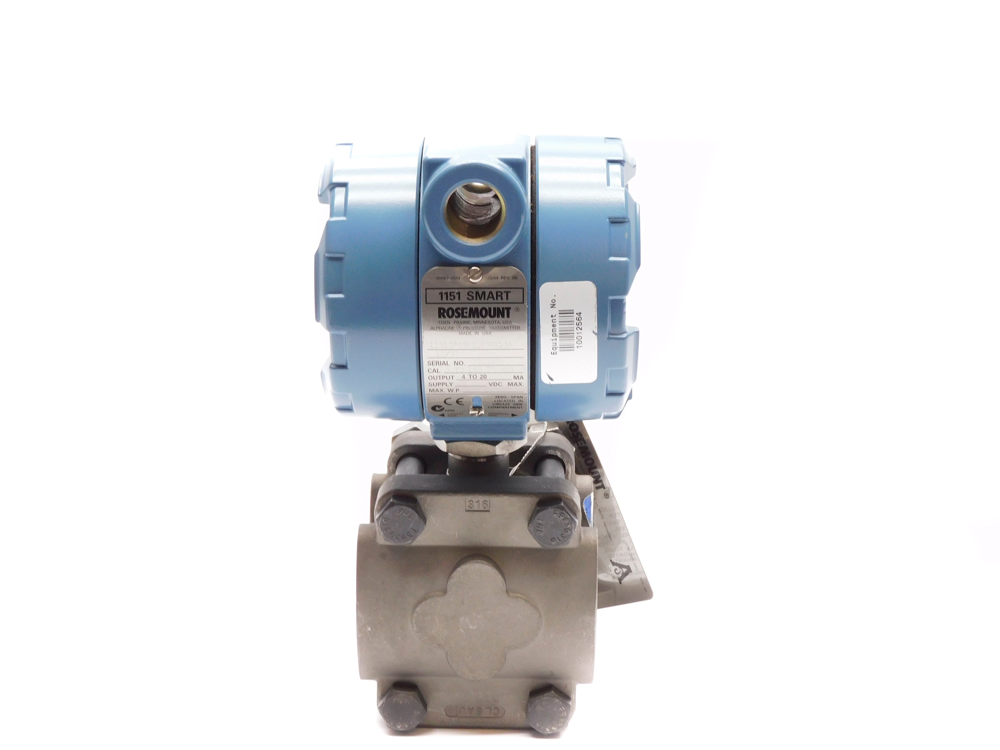 ROSEMOUNT 1151GP4S22L4D6S1Q412/99 NSNP