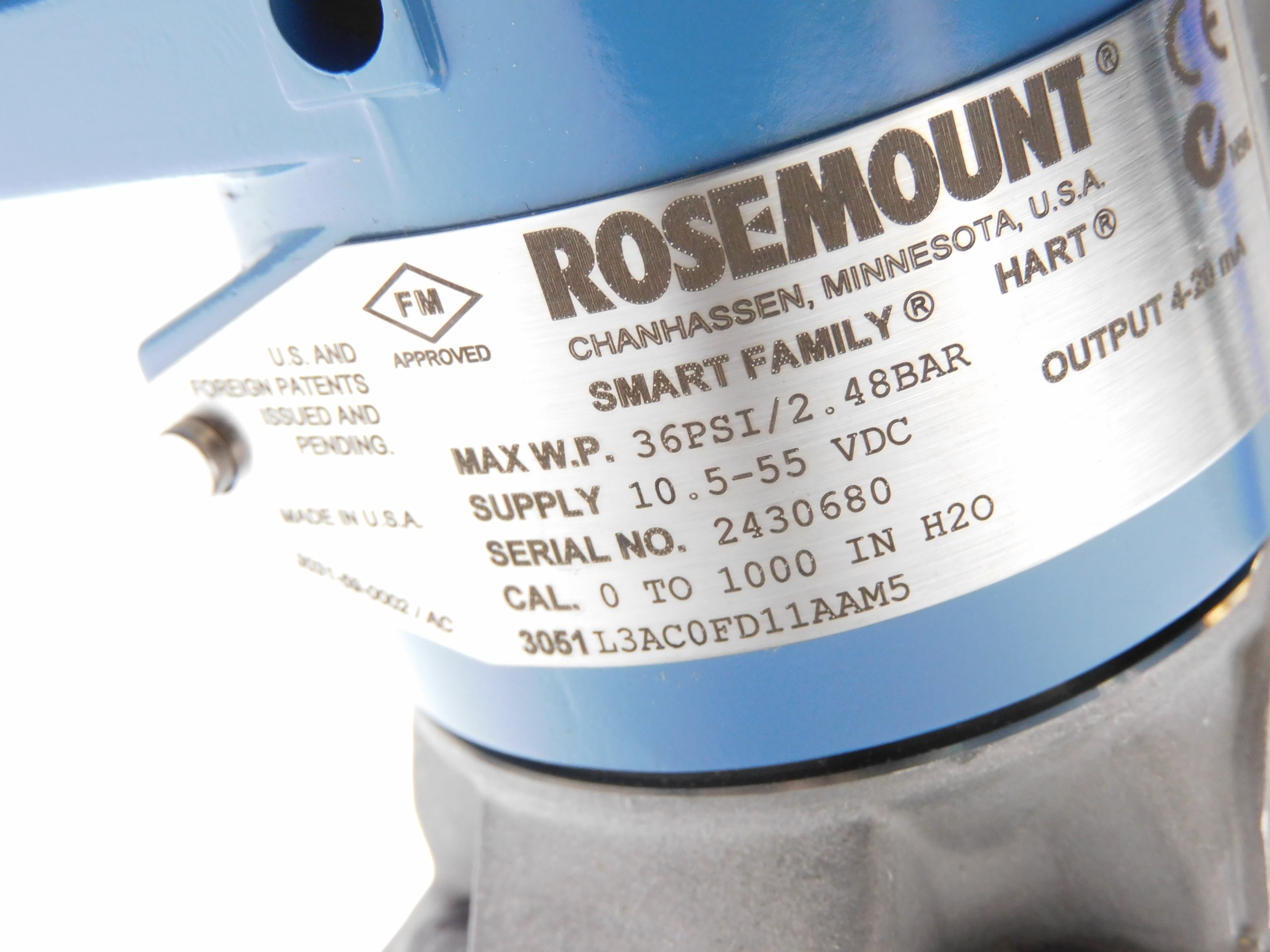 ROSEMOUNT 3051L3AC0FD11AAM5 NSNP