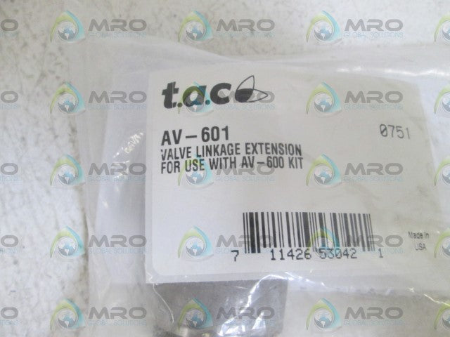 T.A.C. VALVE LINKAGE EXTENSION AV-601 *NEW IN BAG*