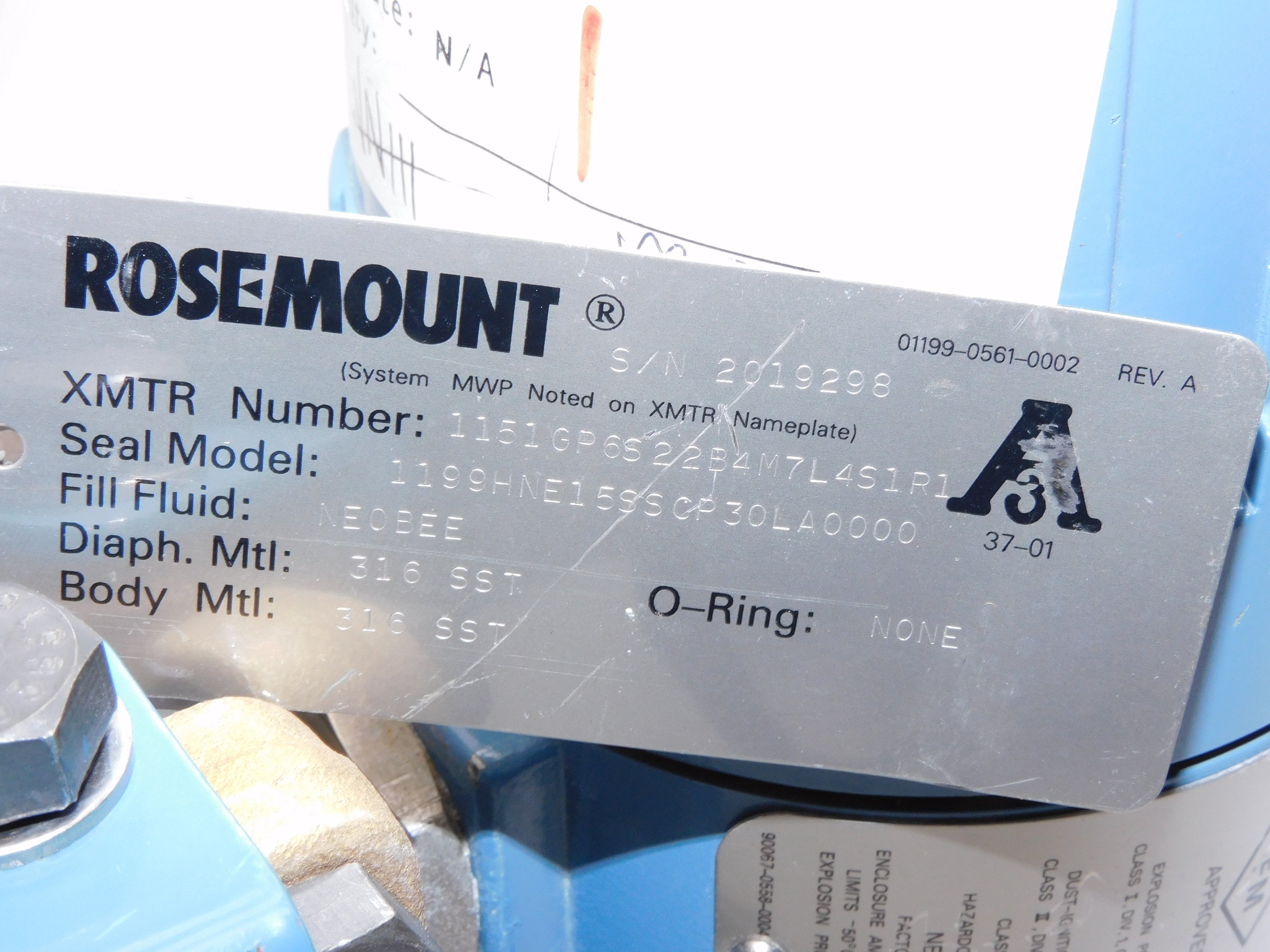 ROSEMOUNT 1151GP6S22B4M7L4S1R1 (AS PICTURED) UNMP