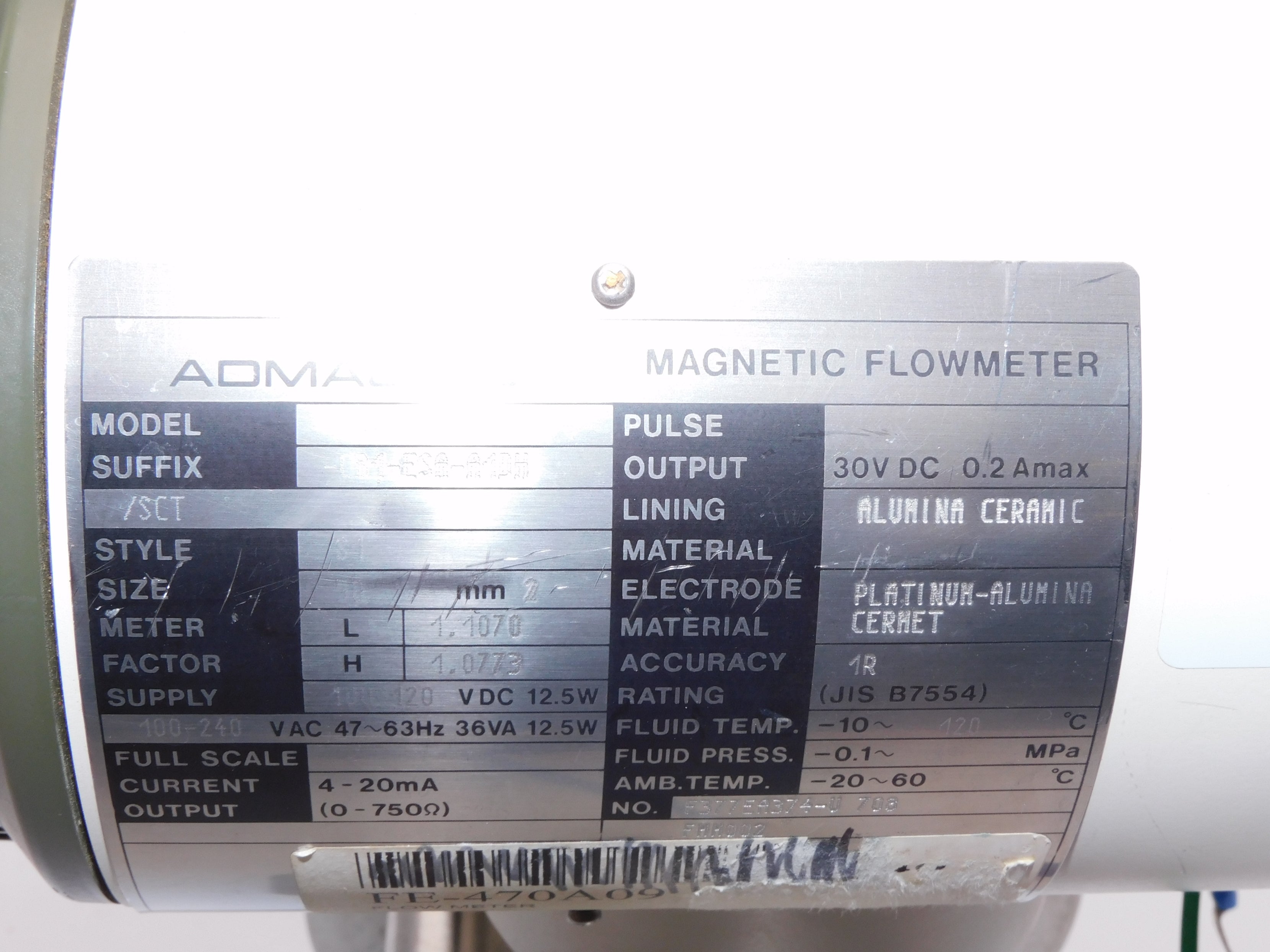 YOKOGAWA AE205MG-CB1-ESA-A1DH/SCT UNMP