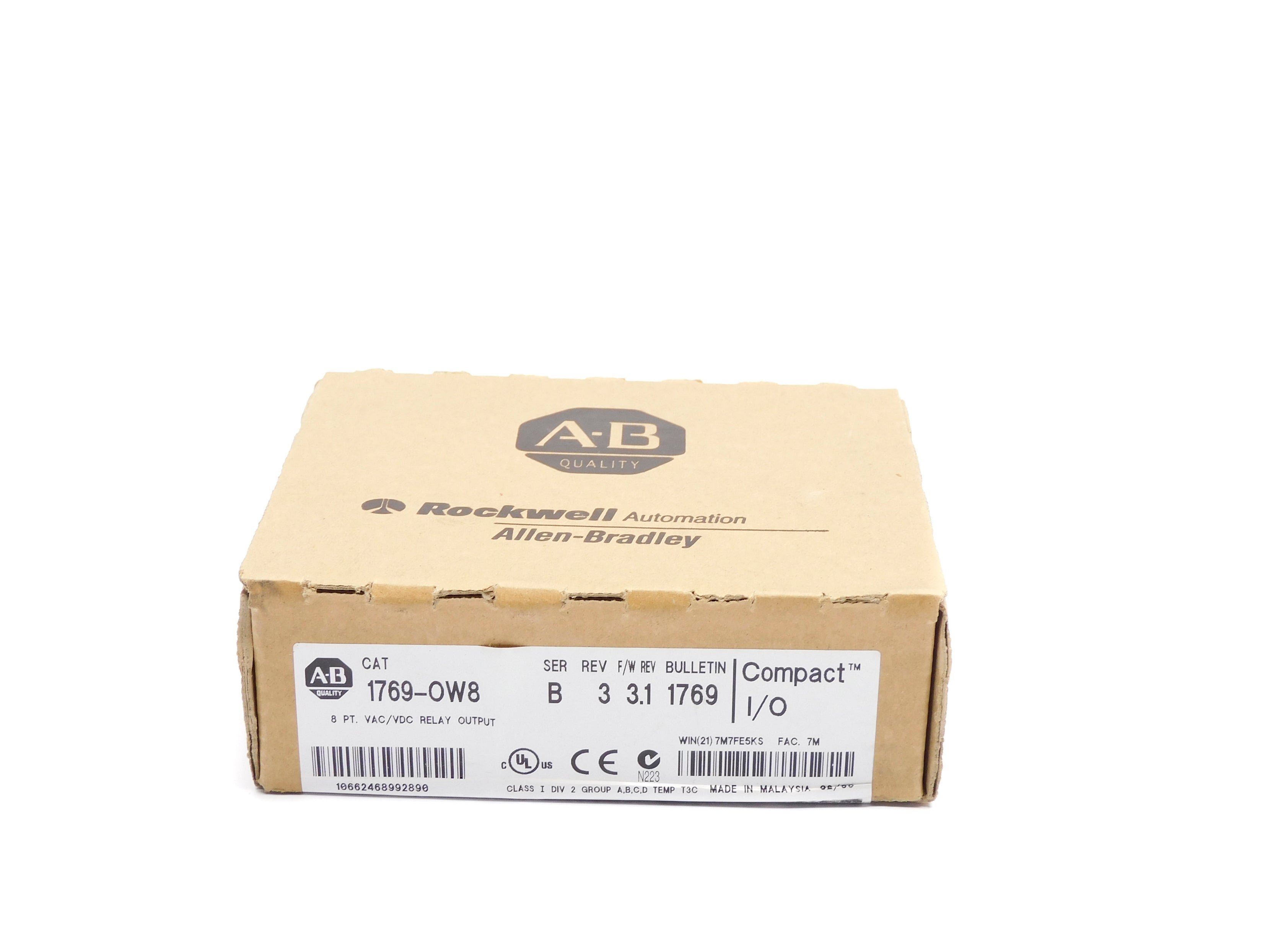ALLEN BRADLEY 1769-OW8 SER. B F/W 3.1 DATE: 2008 NSFS