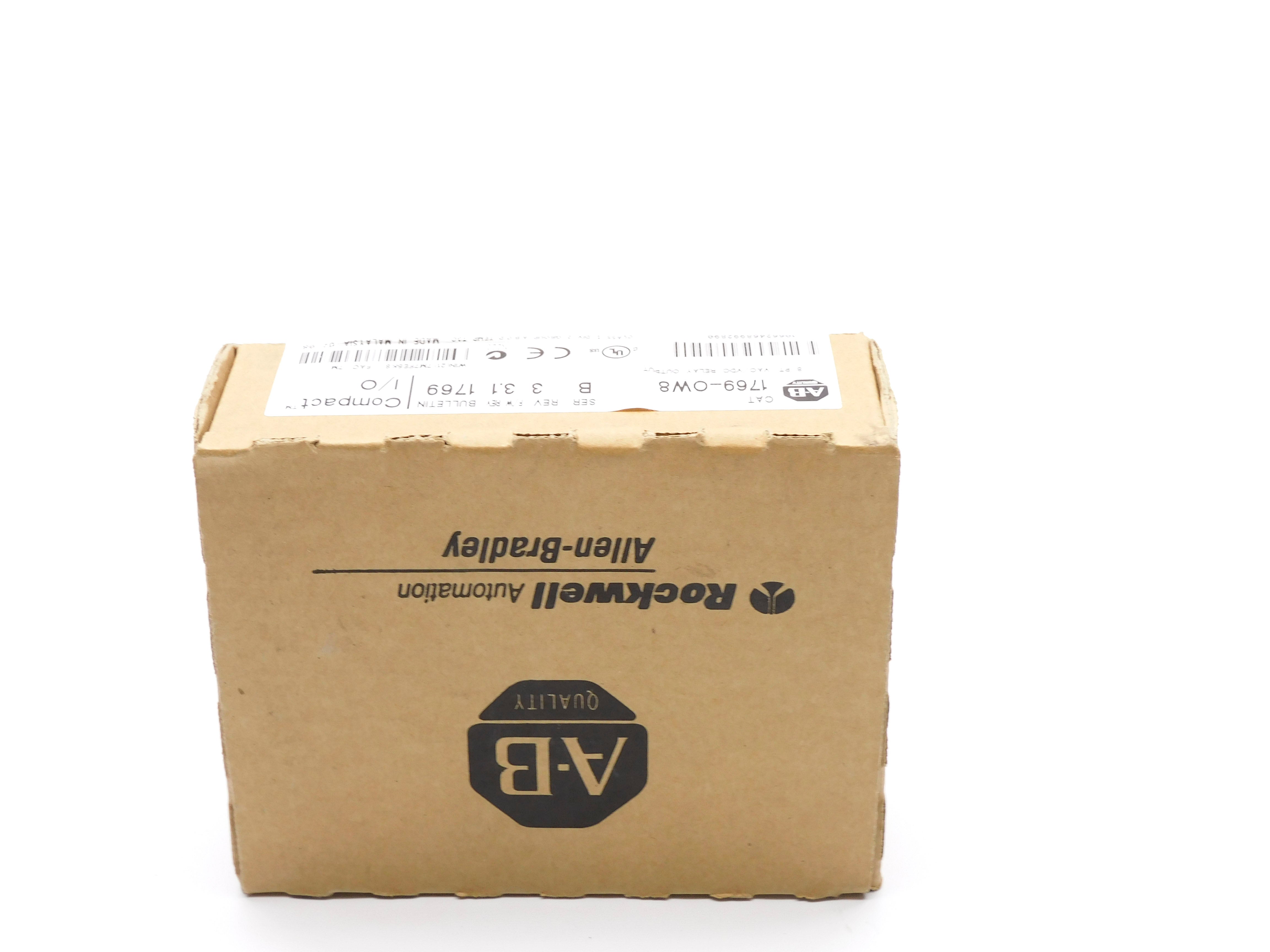 ALLEN BRADLEY 1769-OW8 SER. B F/W 3.1 DATE: 2008 NSFS
