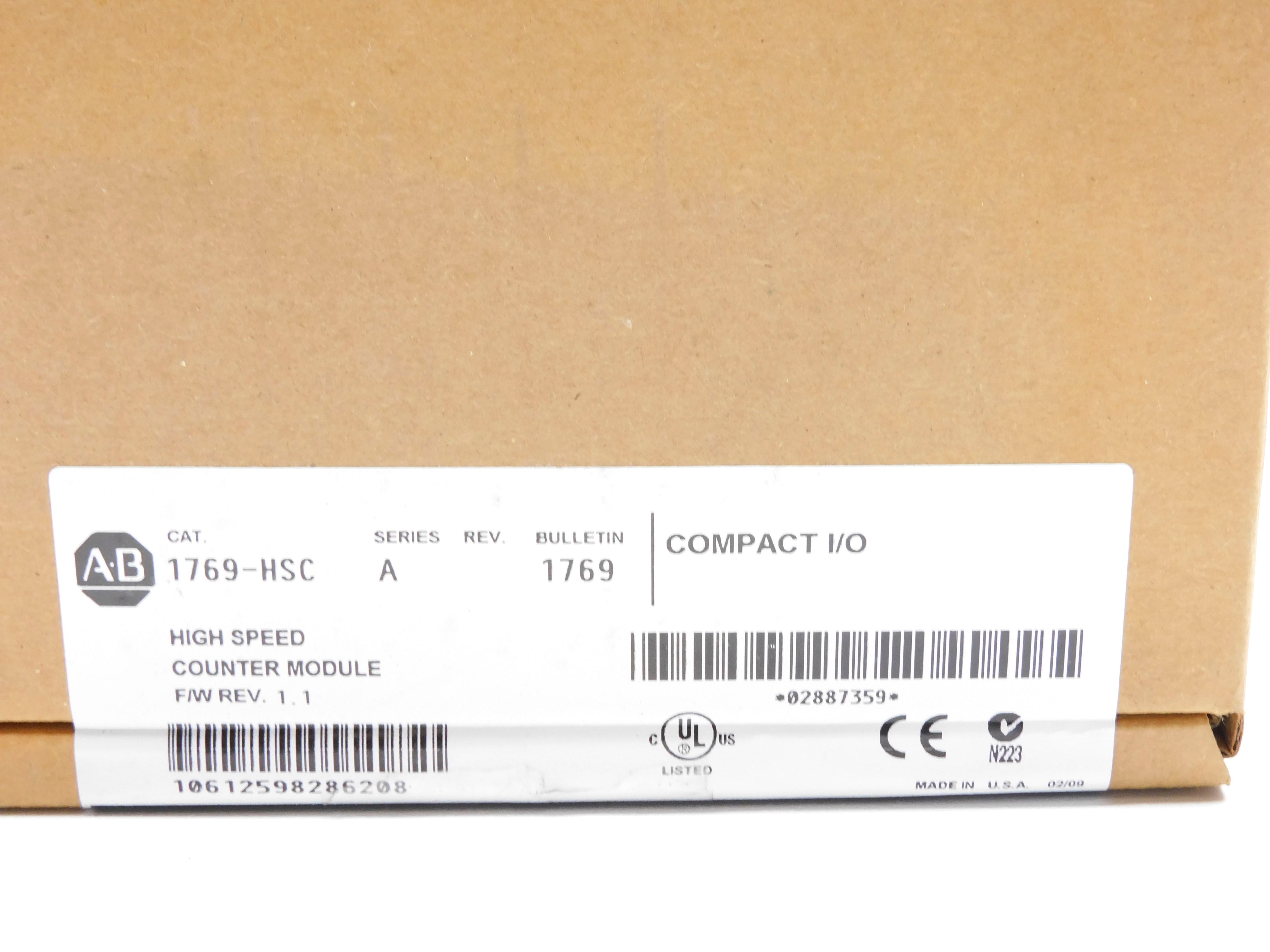 ALLEN BRADLEY 1769-HSC SER. A F/W 1.1 DATE: 2009 NSFS
