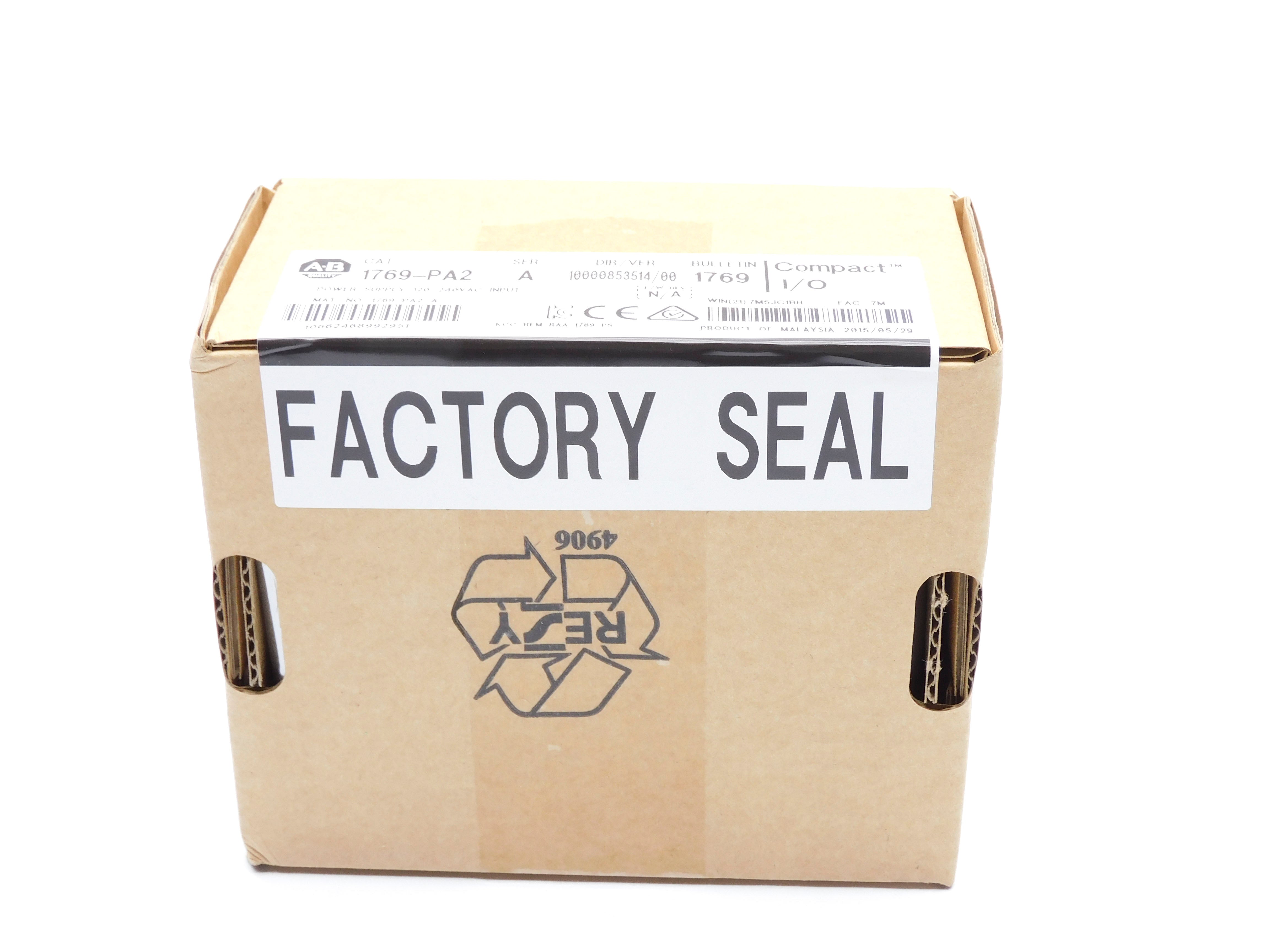 ALLEN BRADLEY 1769-PA2 SER. A DATE: 2015 NSFS