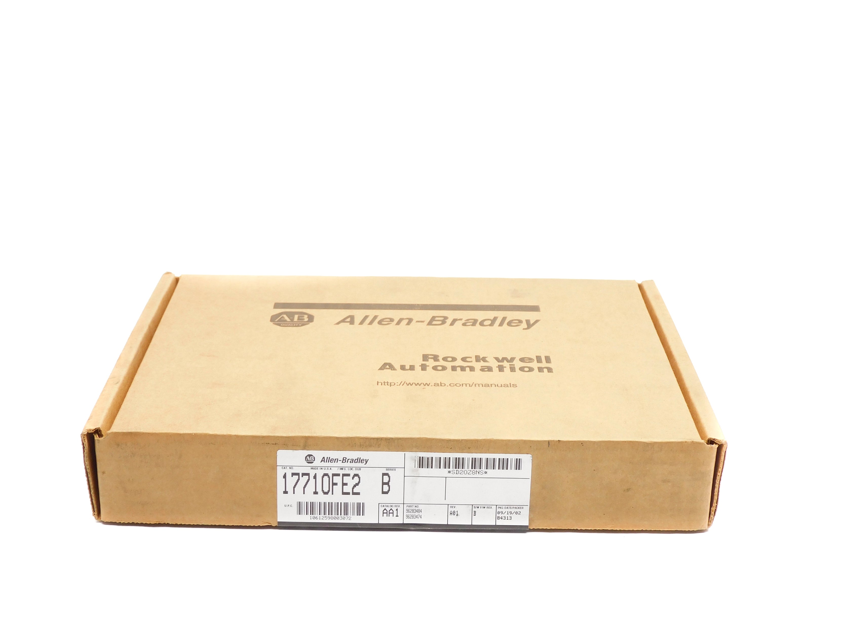 ALLEN BRADLEY 1771-OFE2 SER. B F/W B DATE: 2002 NSFS