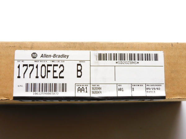 ALLEN BRADLEY 1771-OFE2 SER. B F/W B DATE: 2002 NSFS