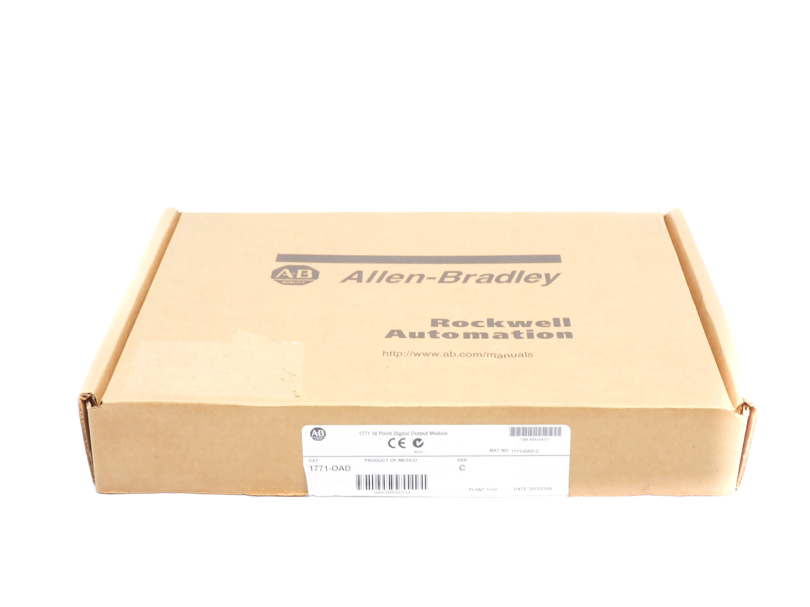 ALLEN BRADLEY 1771-OAD SER. C DATE: 2015 NSFS