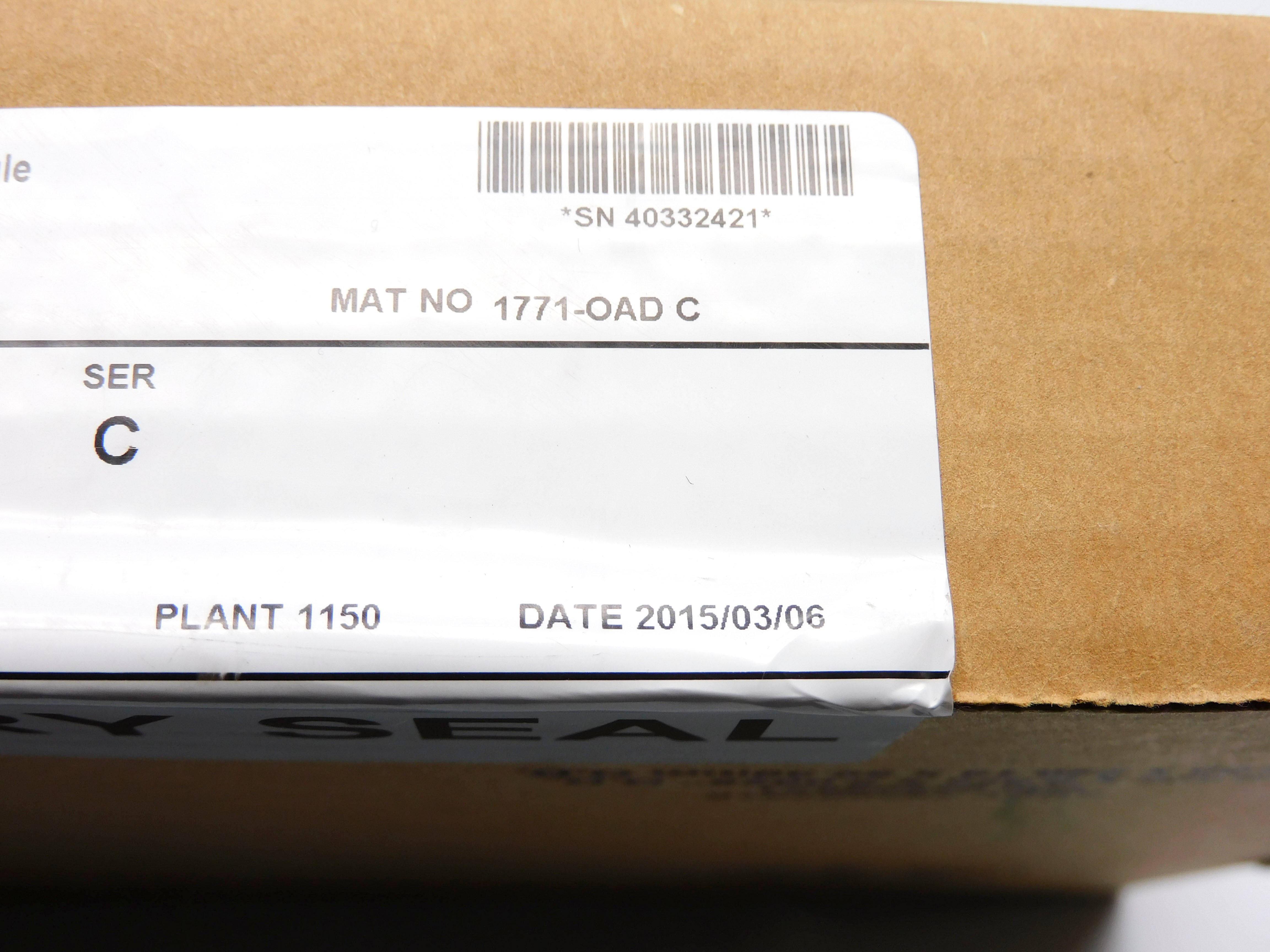 ALLEN BRADLEY 1771-OAD SER. C DATE: 2015 NSFS