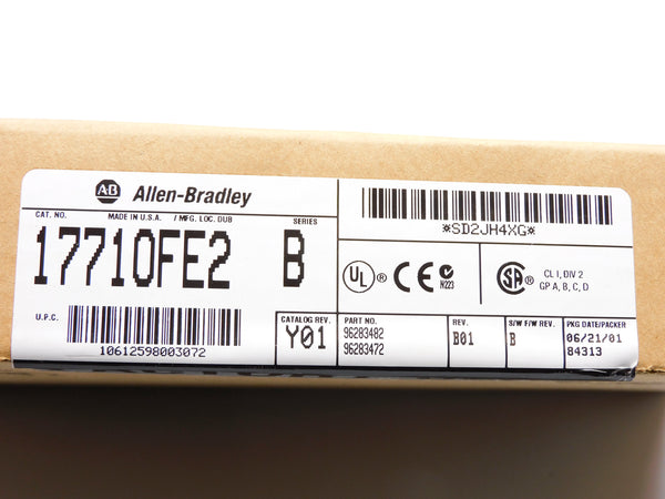 ALLEN BRADLEY 1771-OFE2 SER. B F/W B DATE: 2001 NSFS