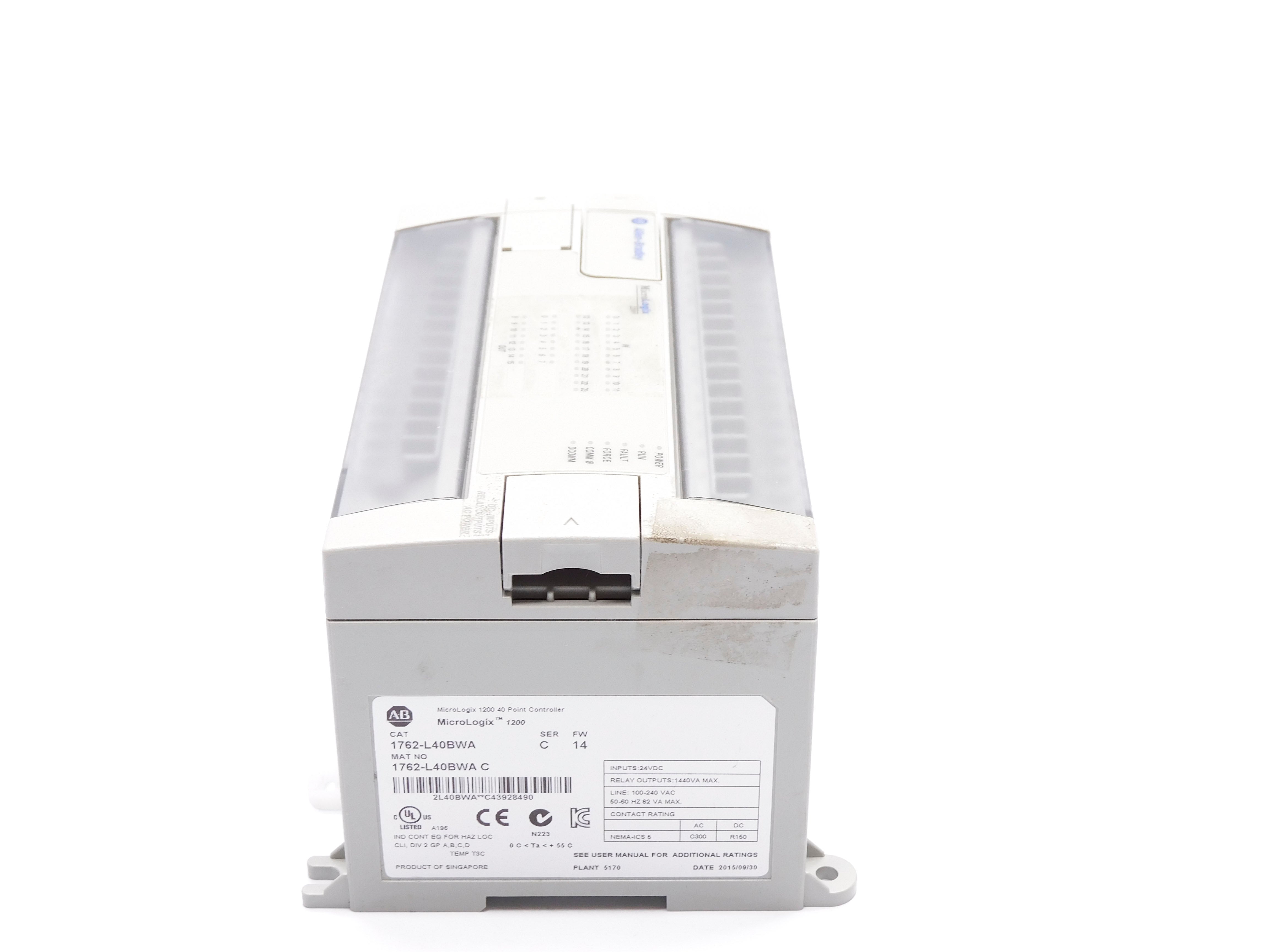 ALLEN BRADLEY 1762-L40BWA SER. C F/W 14 NSNP