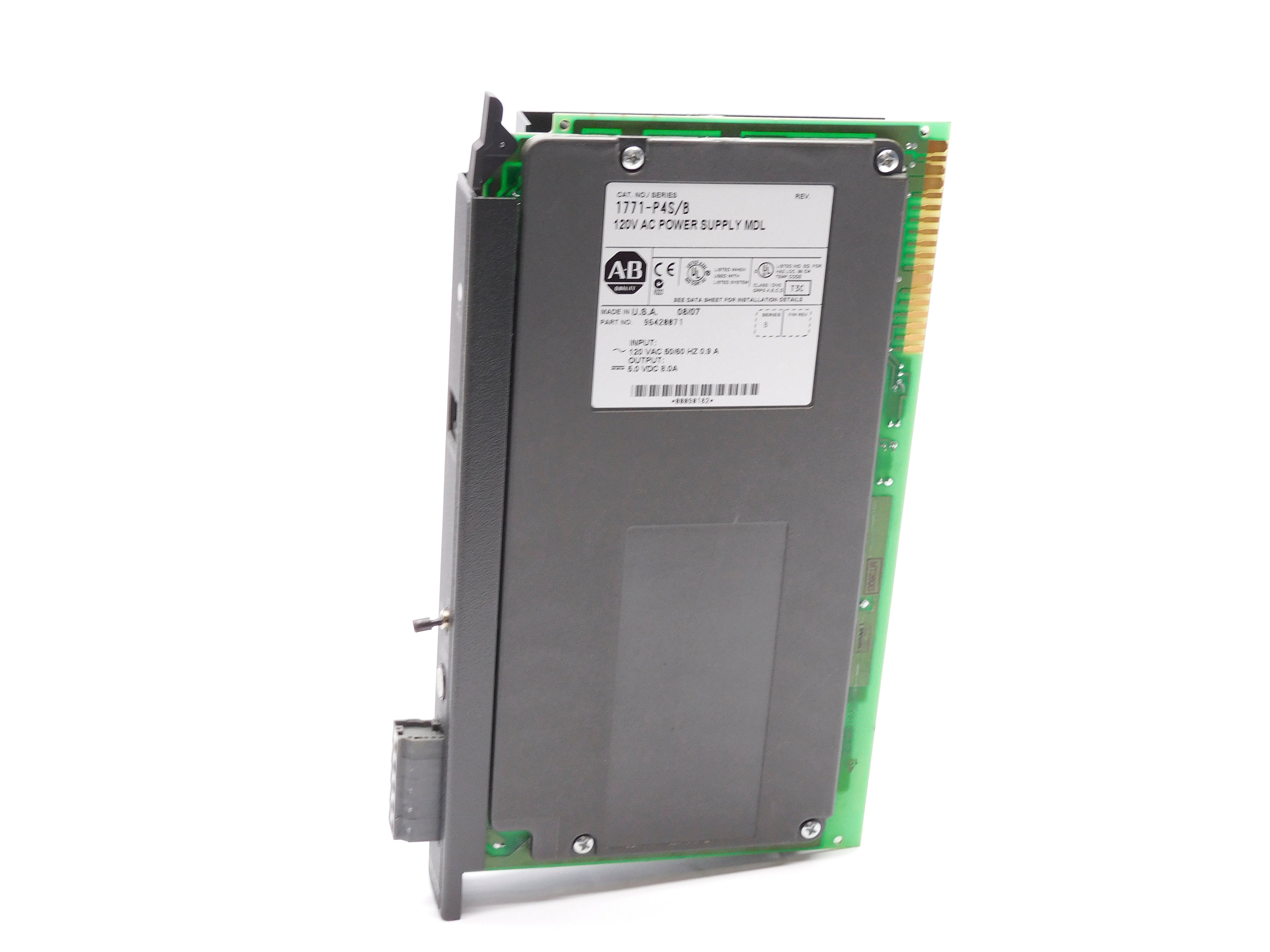 ALLEN BRADLEY 1771-P4S SER. B 120VAC NSNP