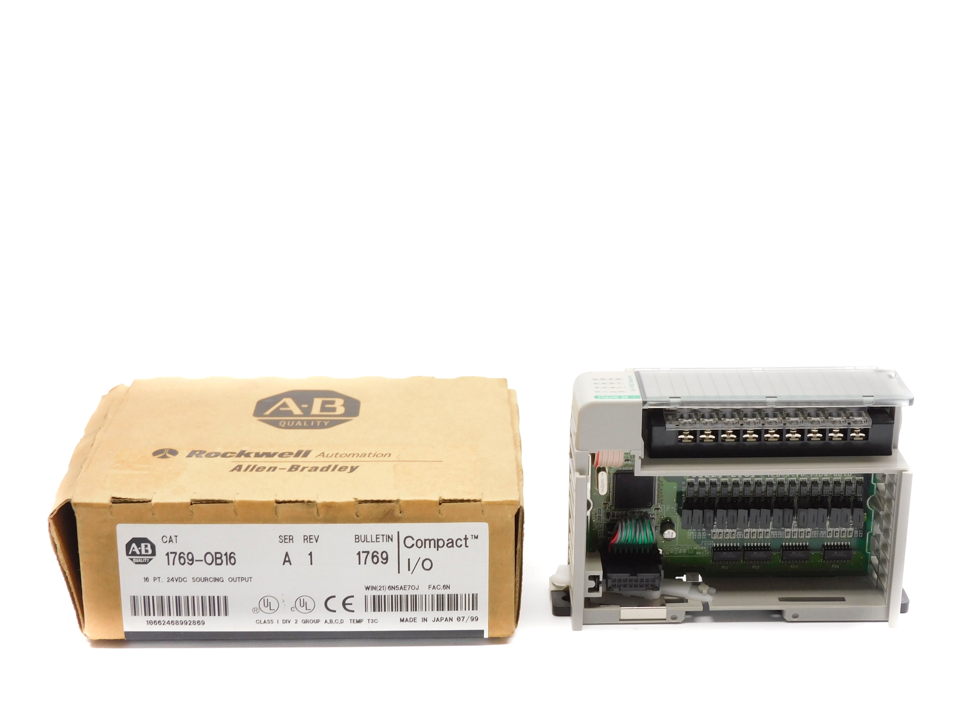 ALLEN BRADLEY 1769-OB16 SER. A 24VDC NSMP