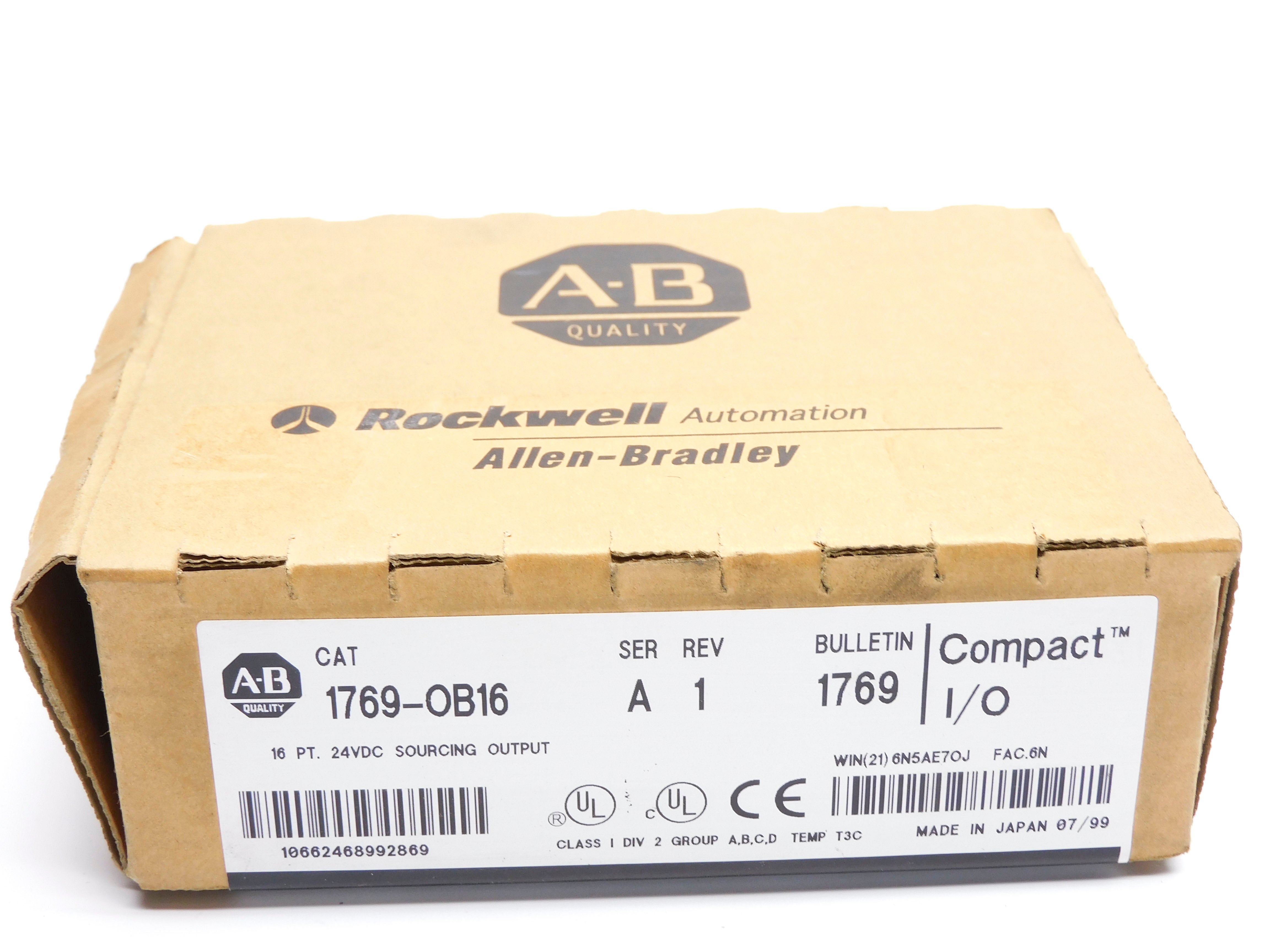 ALLEN BRADLEY 1769-OB16 SER. A 24VDC NSMP