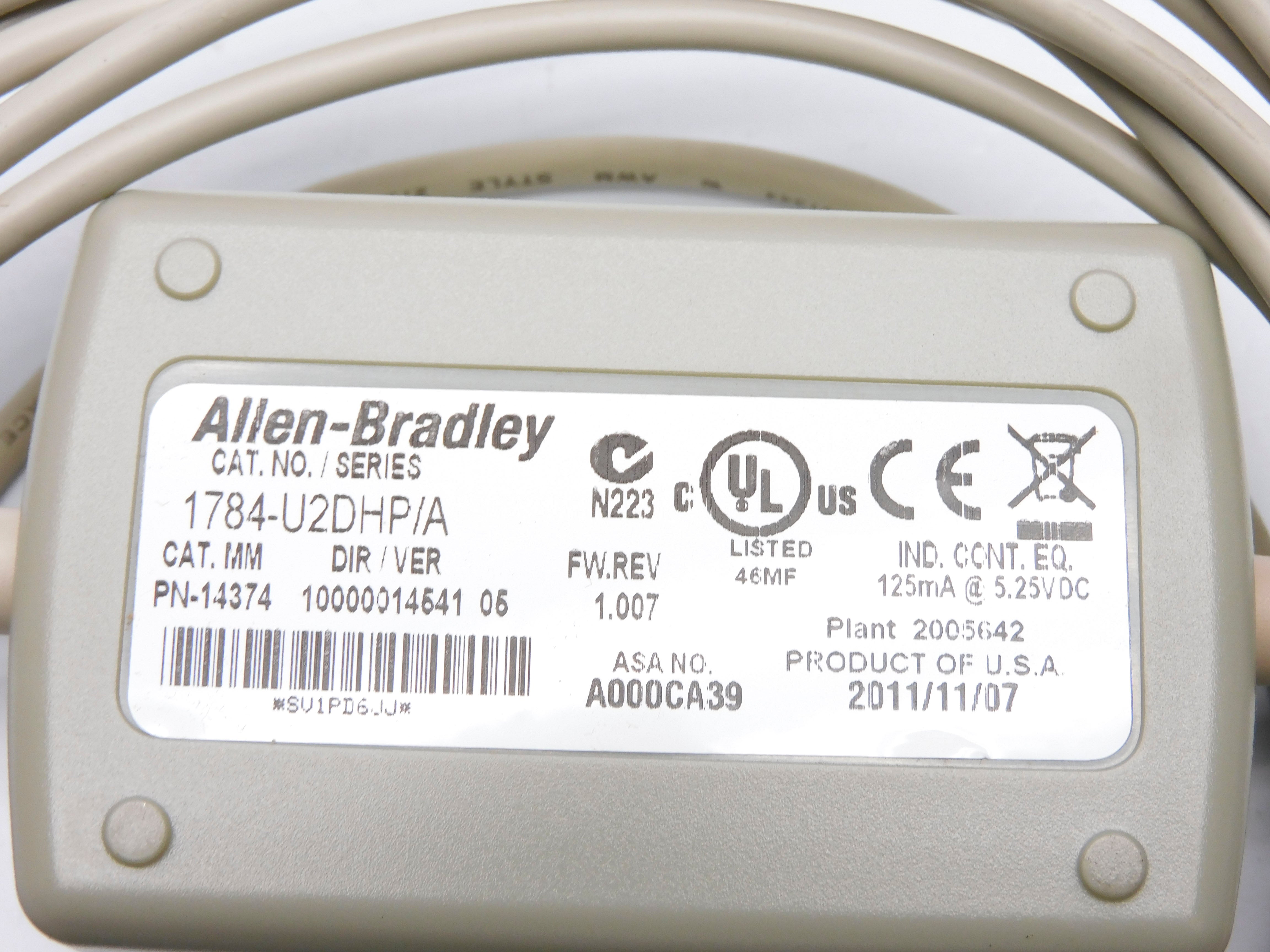 ALLEN BRADLEY 1784-U2DHP SER. A F/W 1.007 NSMP