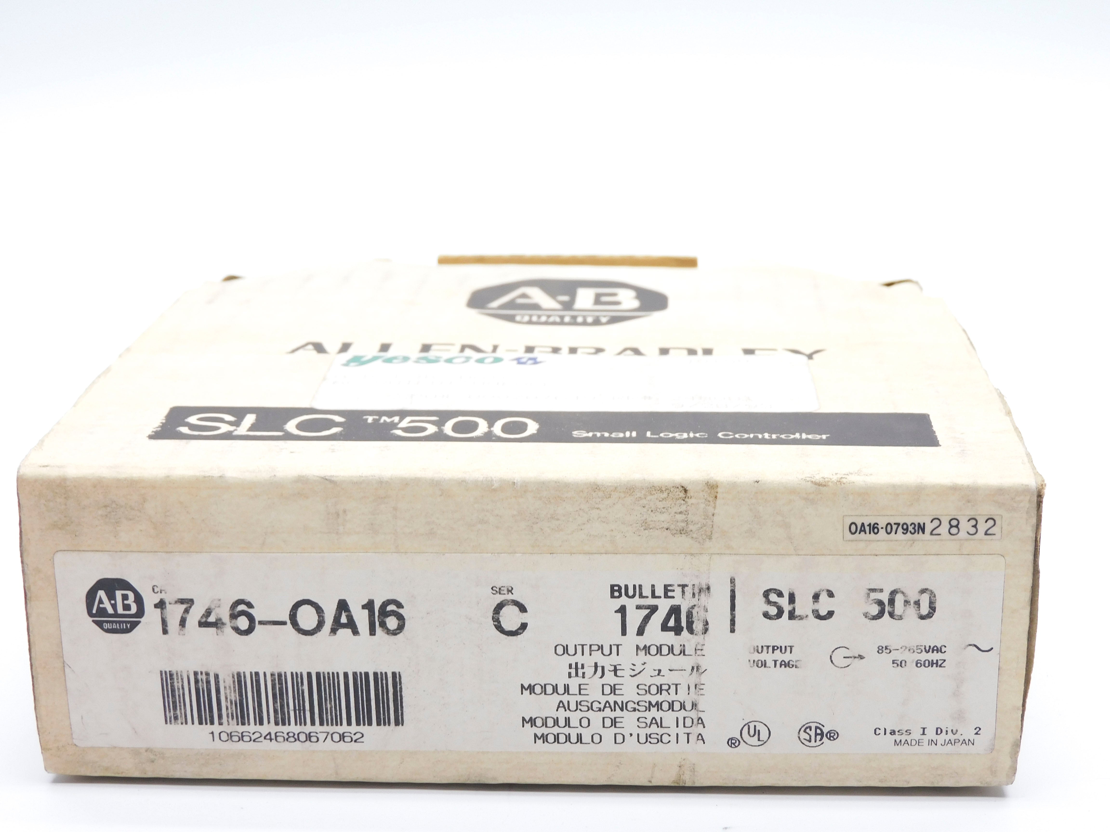 ALLEN BRADLEY 1746-OA16 SER. C NSMP