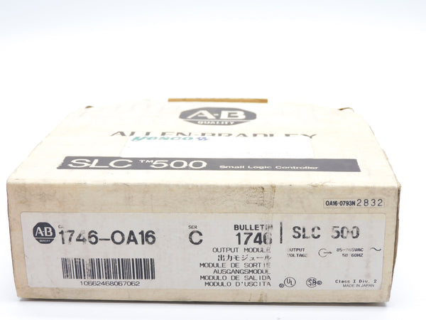 ALLEN BRADLEY 1746-OA16 SER. C NSMP
