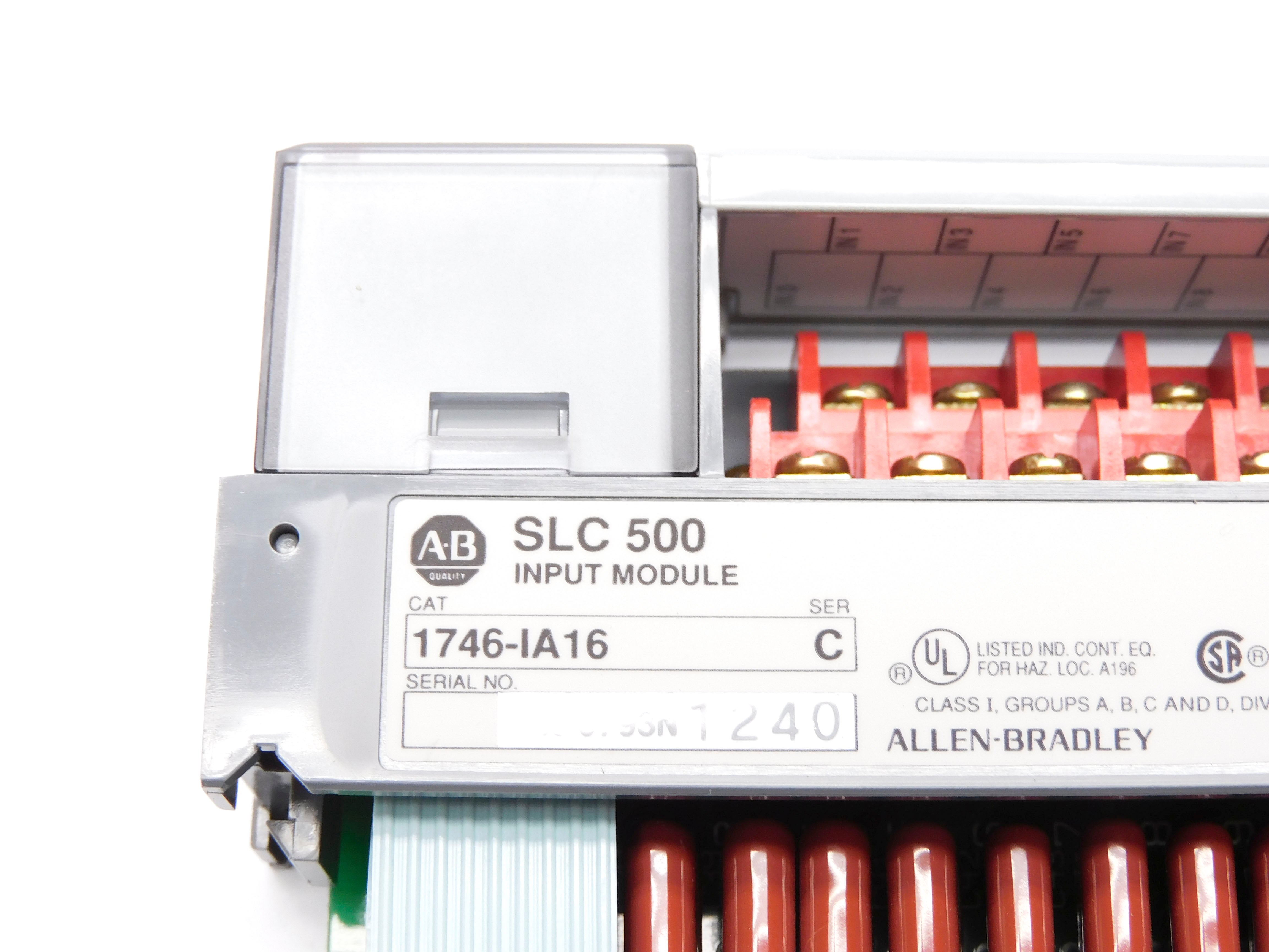 ALLEN BRADLEY 1746-IA16 SER. C NSMP