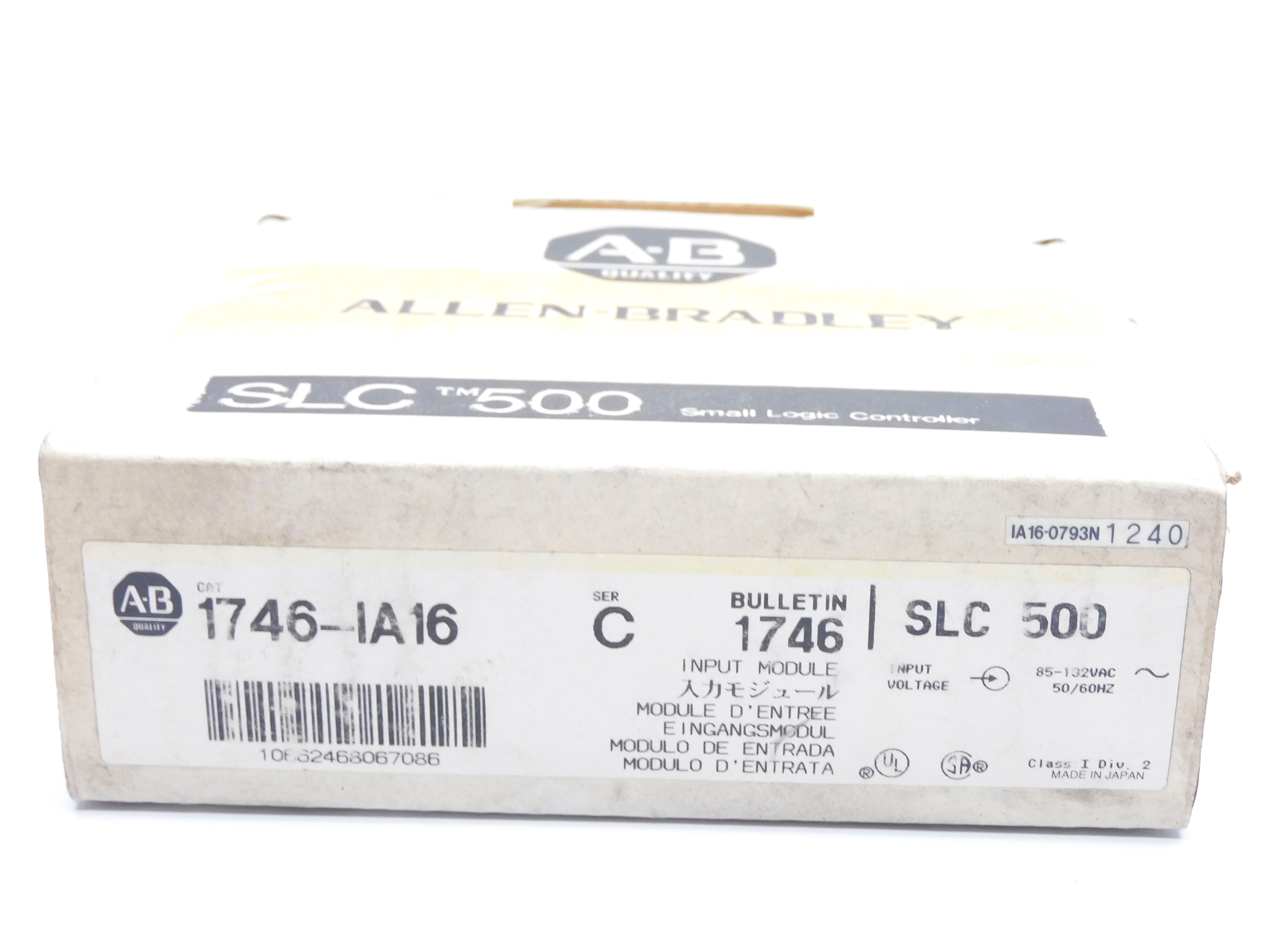 ALLEN BRADLEY 1746-IA16 SER. C NSMP