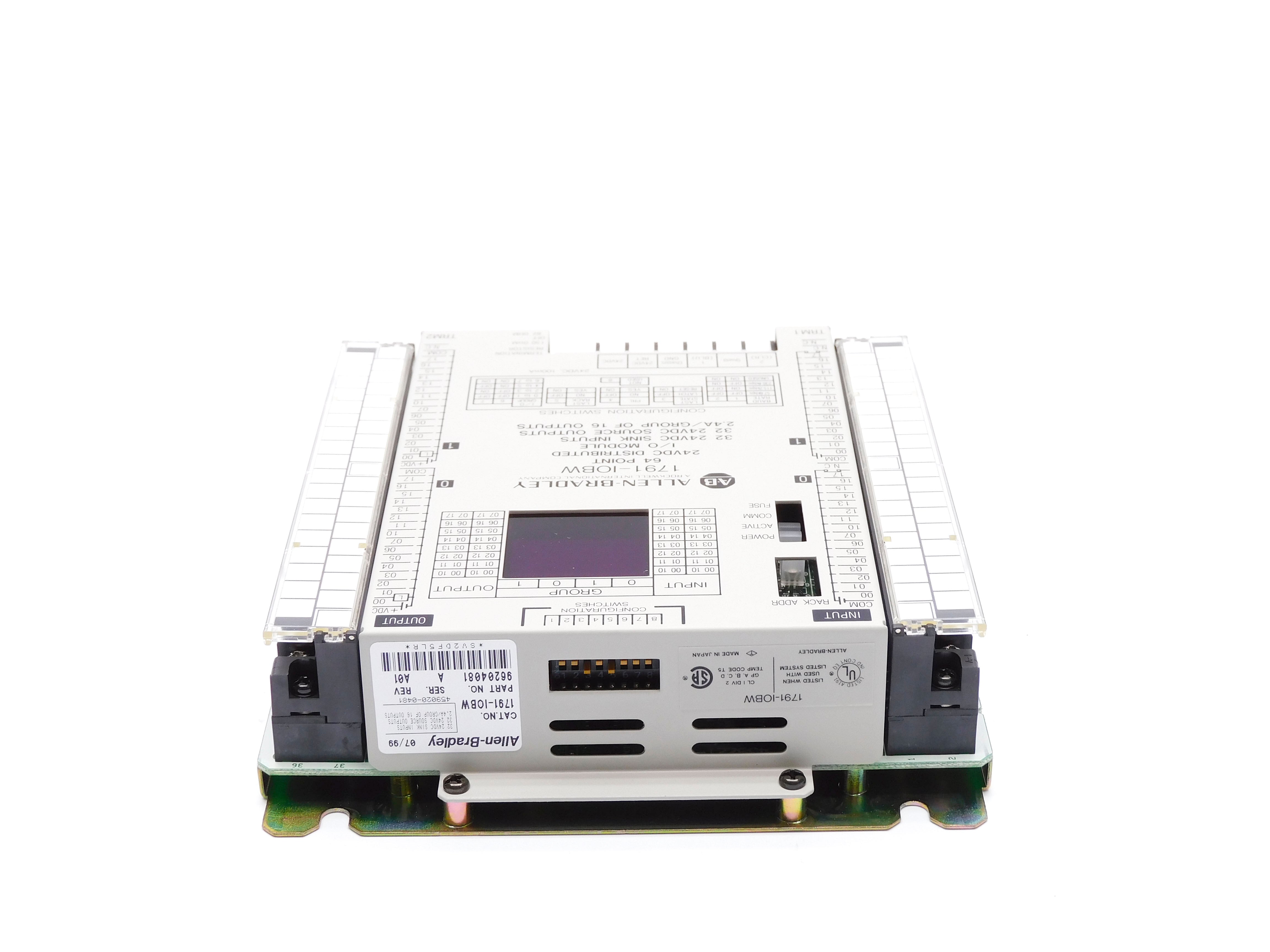 ALLEN BRADLEY 1791-IOBW SER. A 24VDC 2.4A NSMP