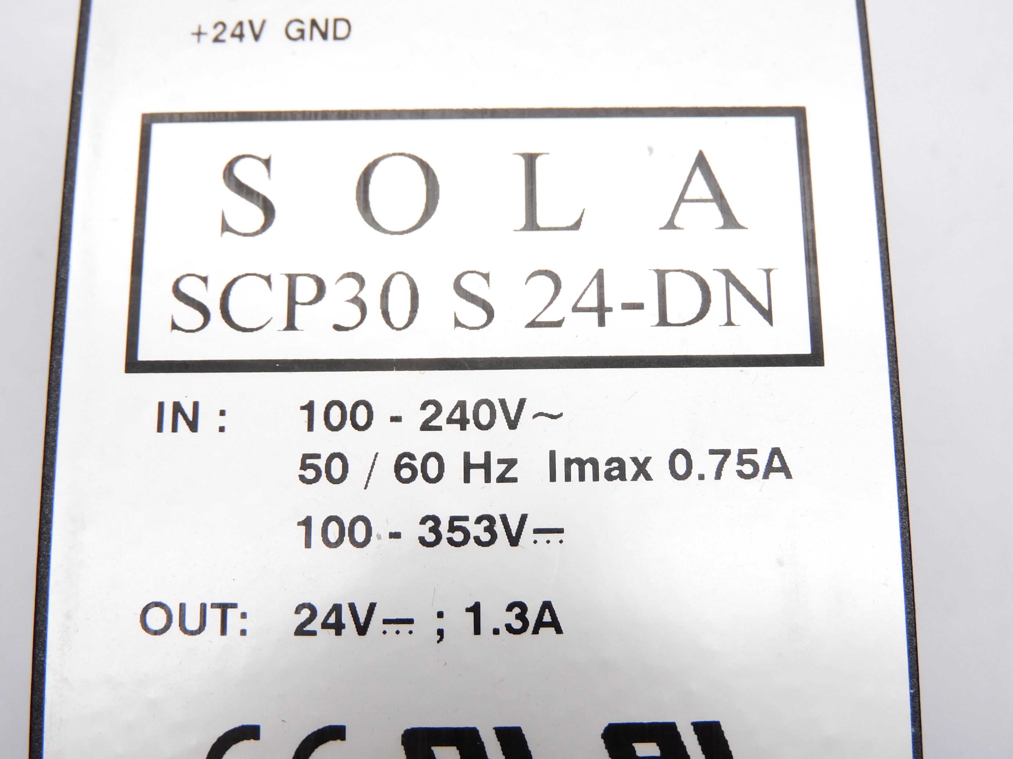 SOLA SCP30S24-DN (AS PICTURED) NSNP