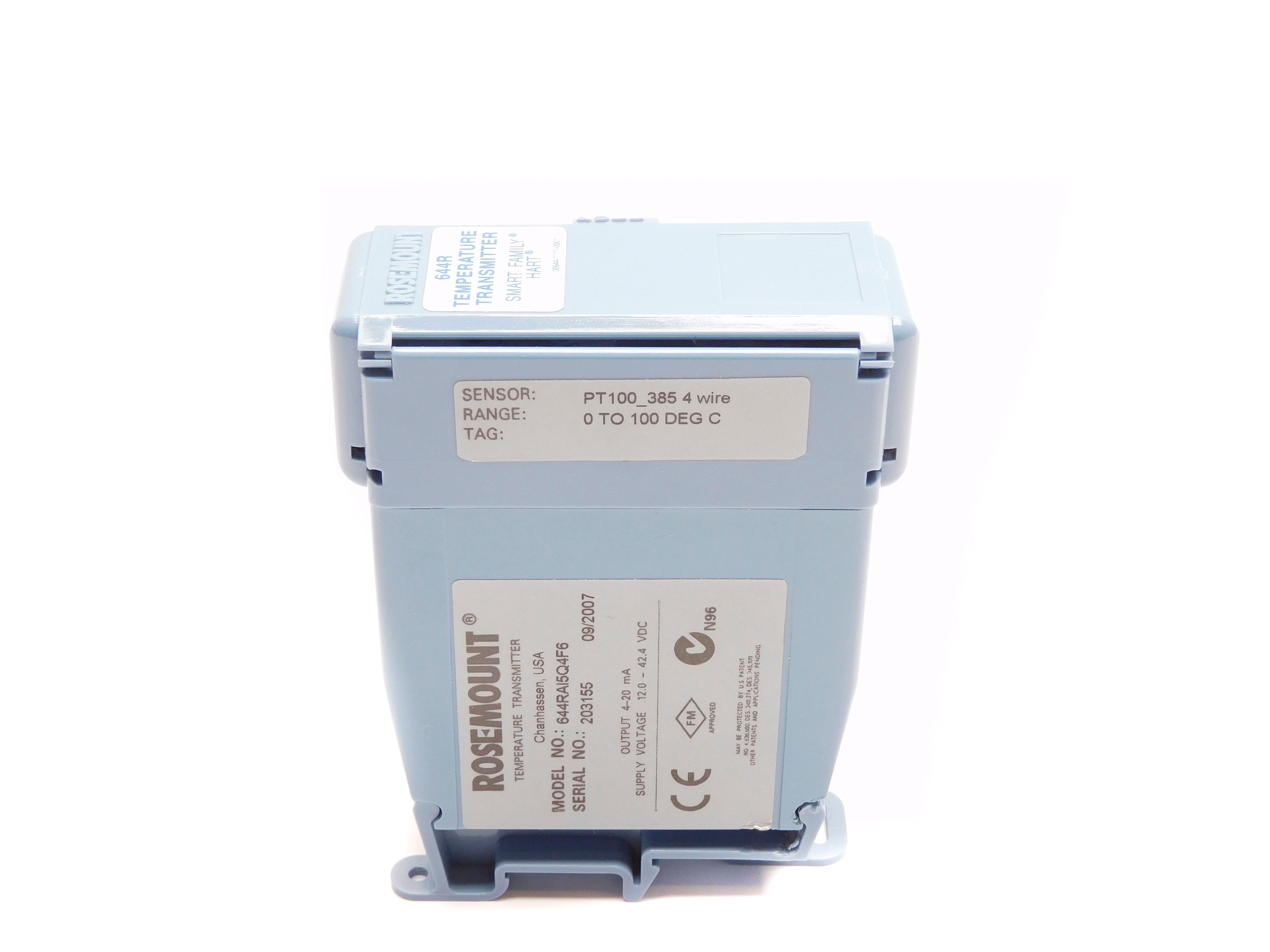 ROSEMOUNT 644RAI5Q4F6 12.0-42.4VDC 0-100'C NSNP