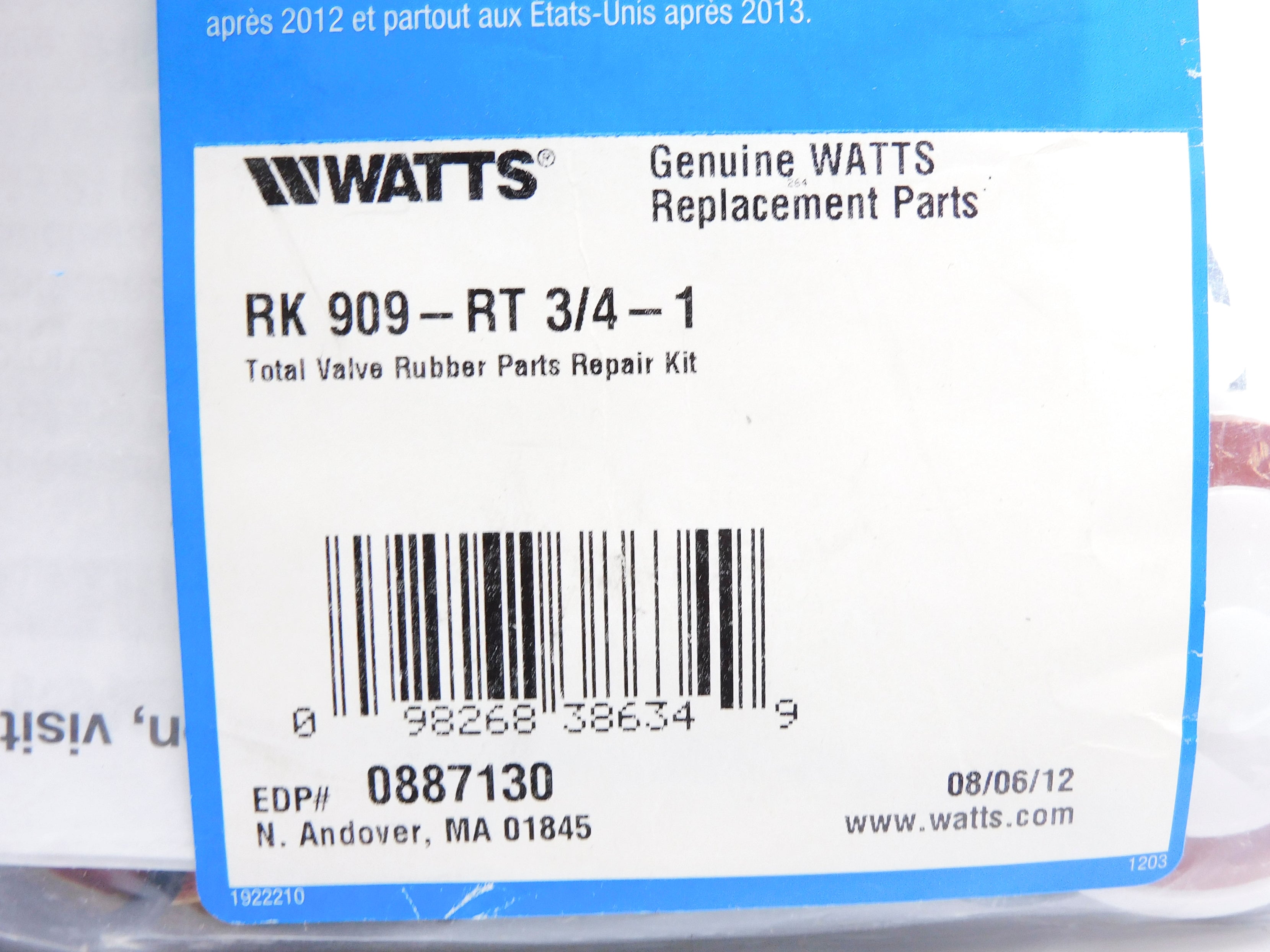 WATTS RK909-RT-3/4-1 0887130 NSMP
