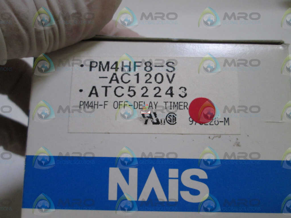 NAIS TIMER PM4HF8-S-AC120V *NEW IN BOX*
